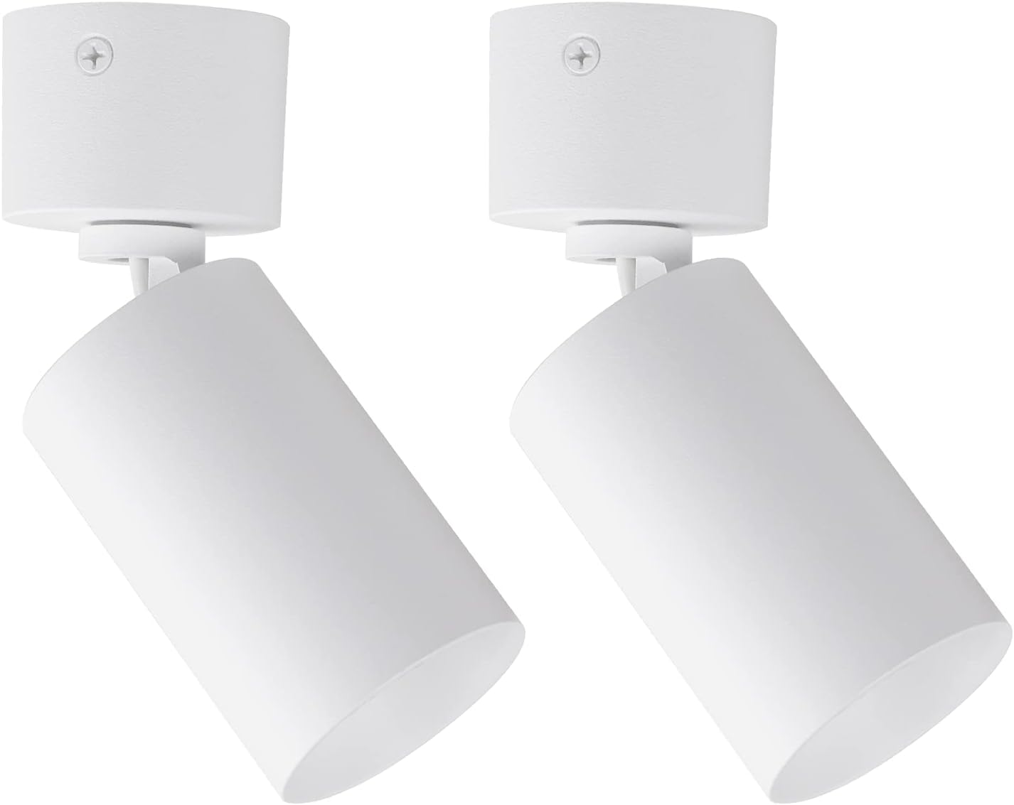 Klighten 2 Pcs Faretti a Soffitto Orientabili GU10 - immagine 1