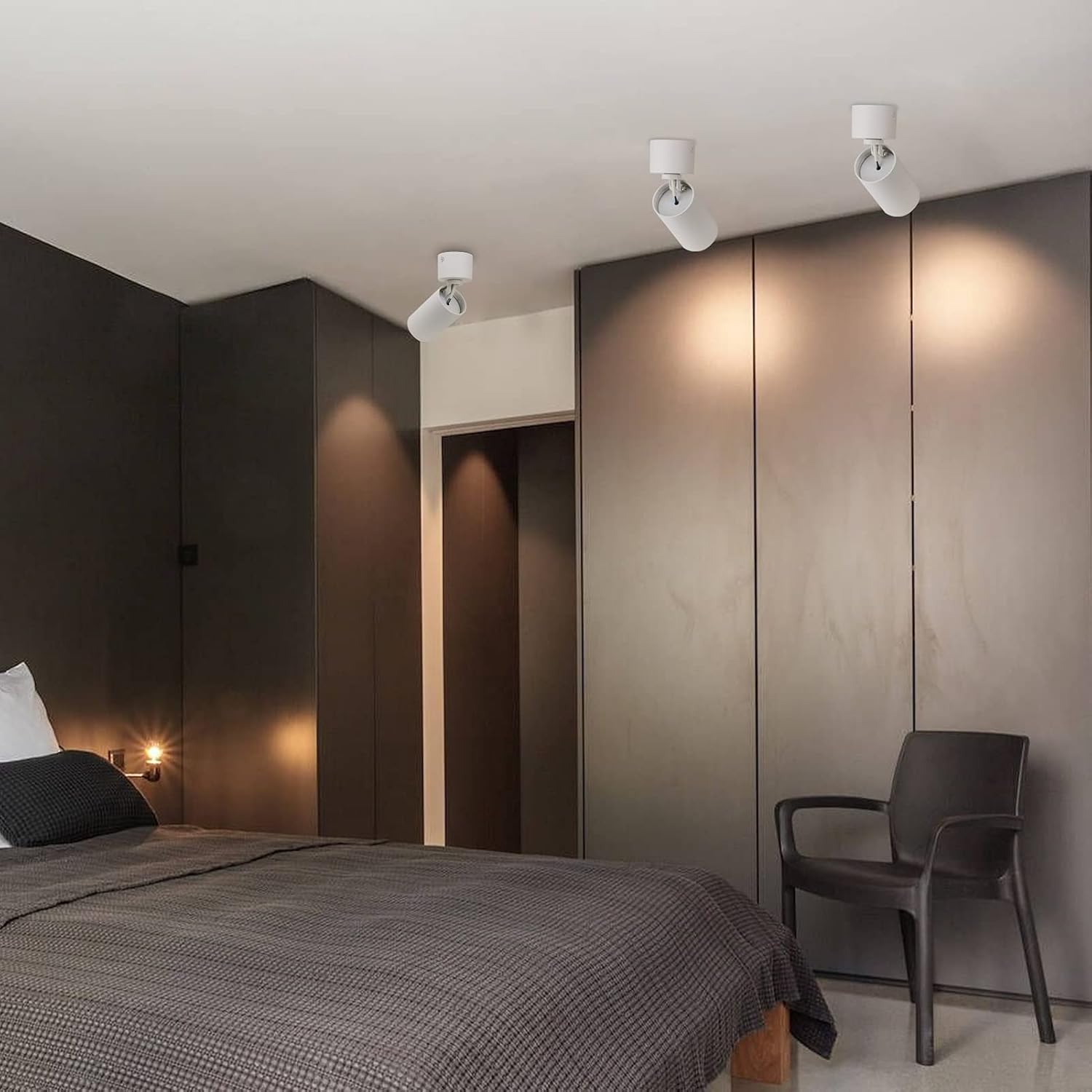 Klighten 2 Pcs Faretti a Soffitto Orientabili GU10 - immagine 5