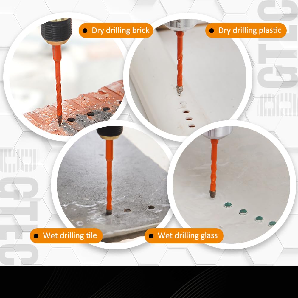 Bgtec Punte Eccentriche a Denti di Sega, 10 Pezzi - immagine 5