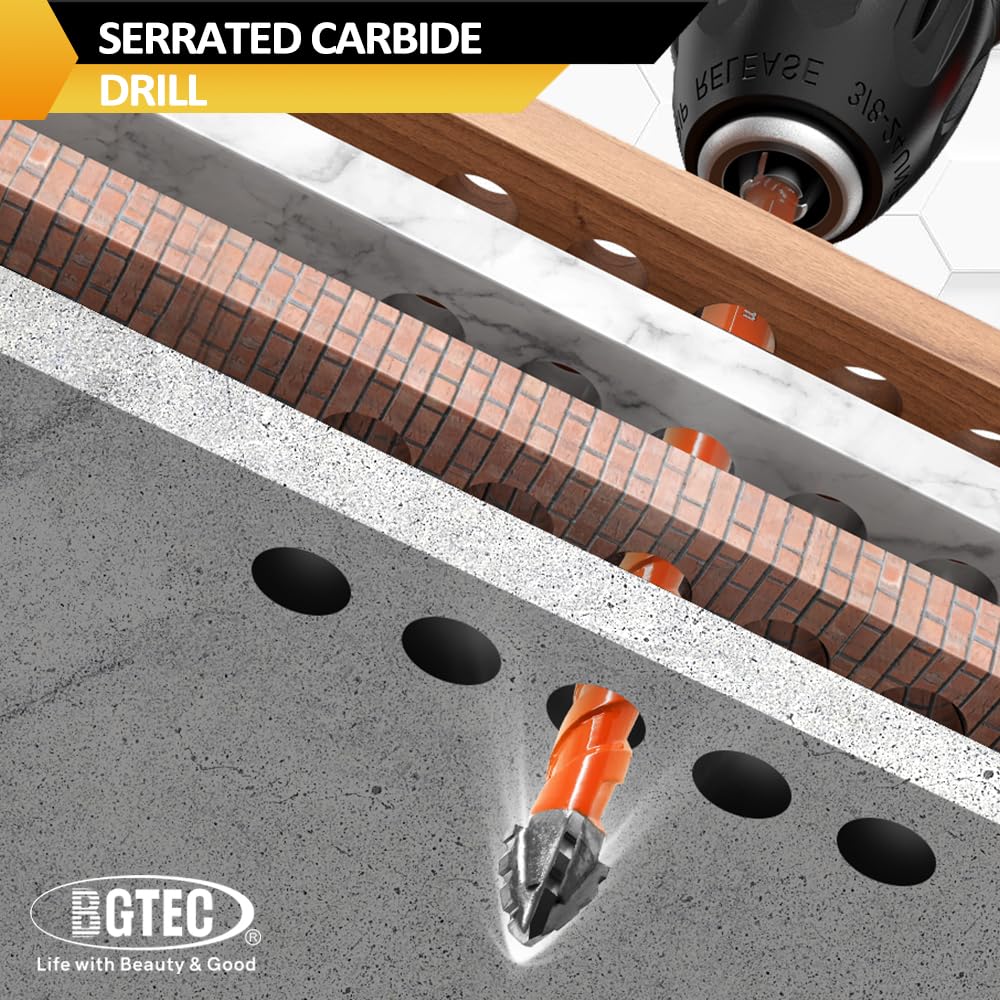 Bgtec Punte Eccentriche a Denti di Sega, 10 Pezzi - immagine 7