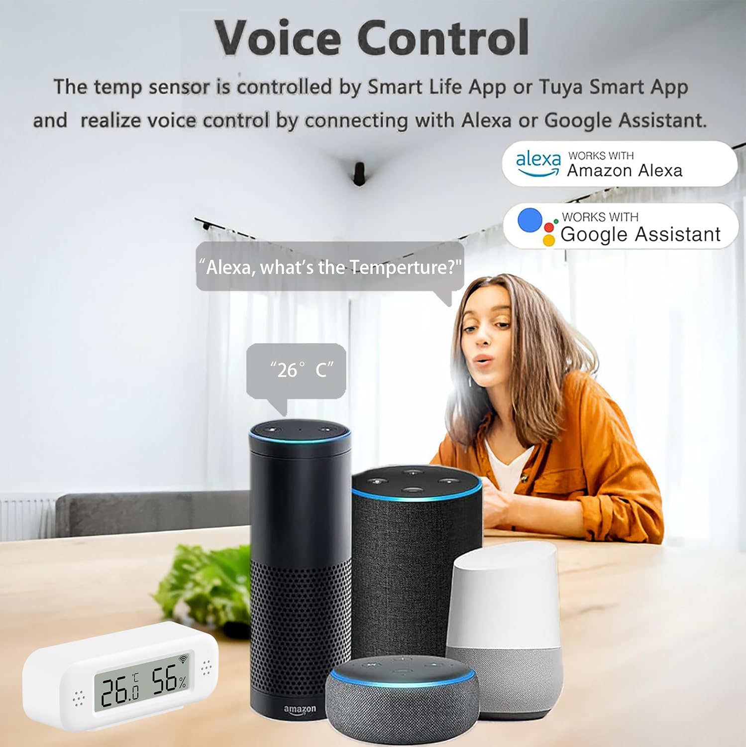 Comboss Termometro Igrometro WLAN Interno (4 pezzi) - immagine 3