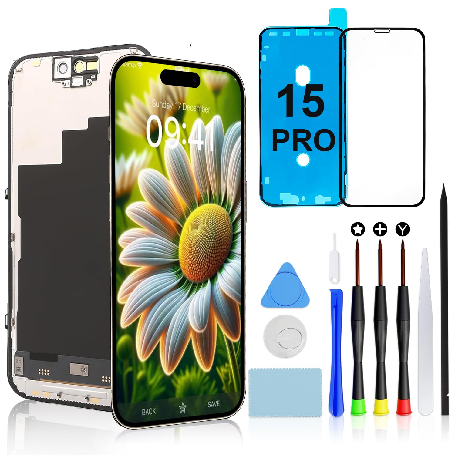 Brinonac Display per iPhone 15 PRO 6.1''