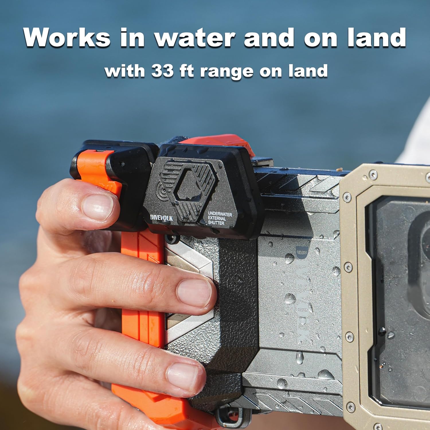 DIVEVOLK Otturatore esterno subacqueo per alloggiamento Seatouch 4 Max Plus - immagine 6