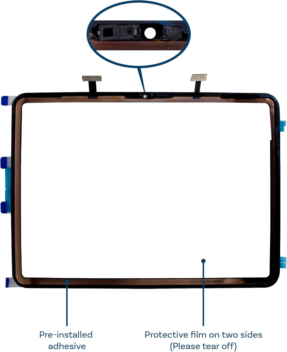 MMOBIEL Vetro Touchscreen Digitalizzatore per iPad 10 gen 2022, Nero - immagine 4