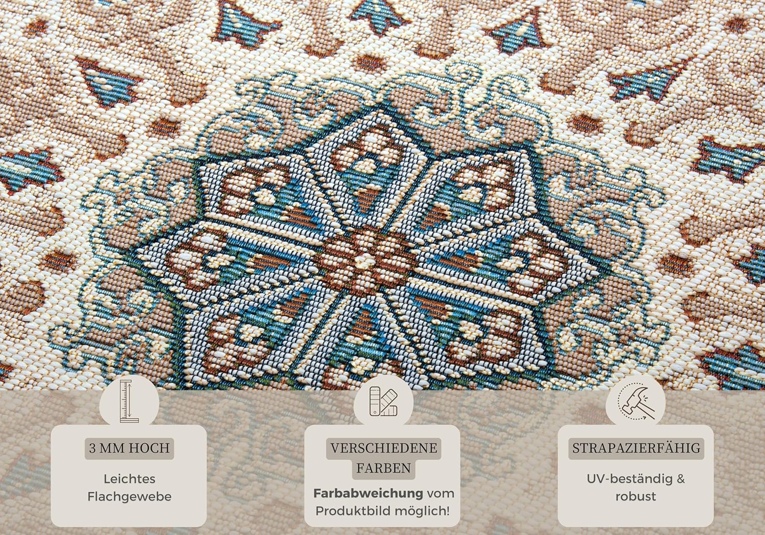 Hanse Home Kadi - Tappeto Orientale Interni/Esterni - immagine 3