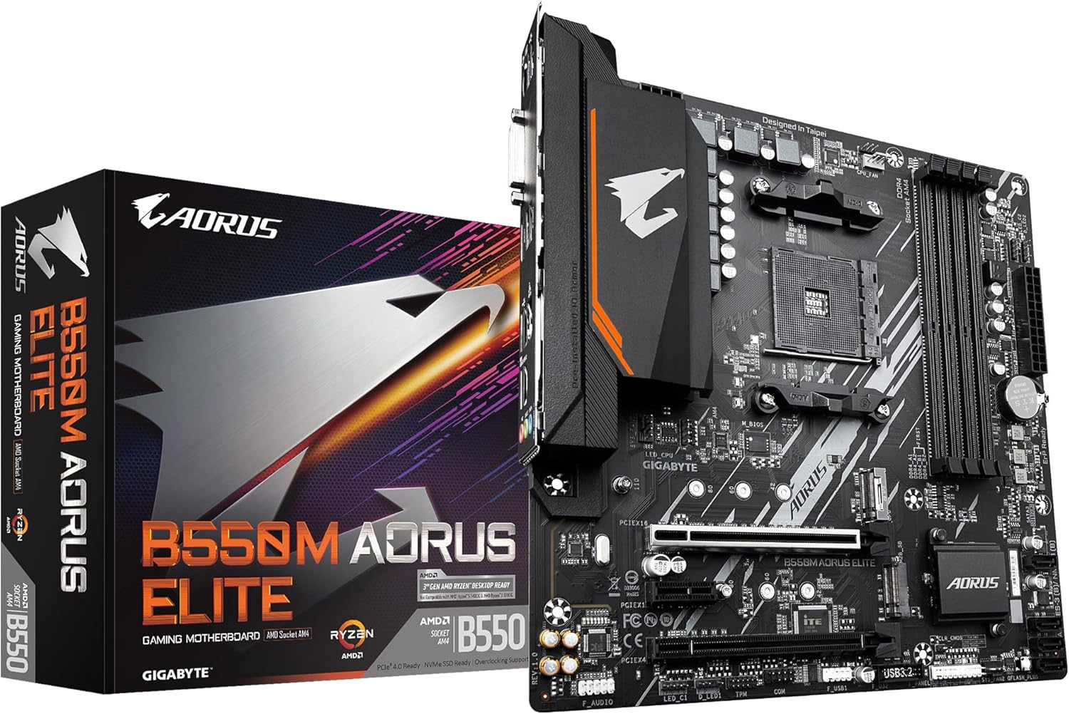 PÅ‚yta gÅ‚ówna Gigabyte B550M AORUS ELITE - immagine 1
