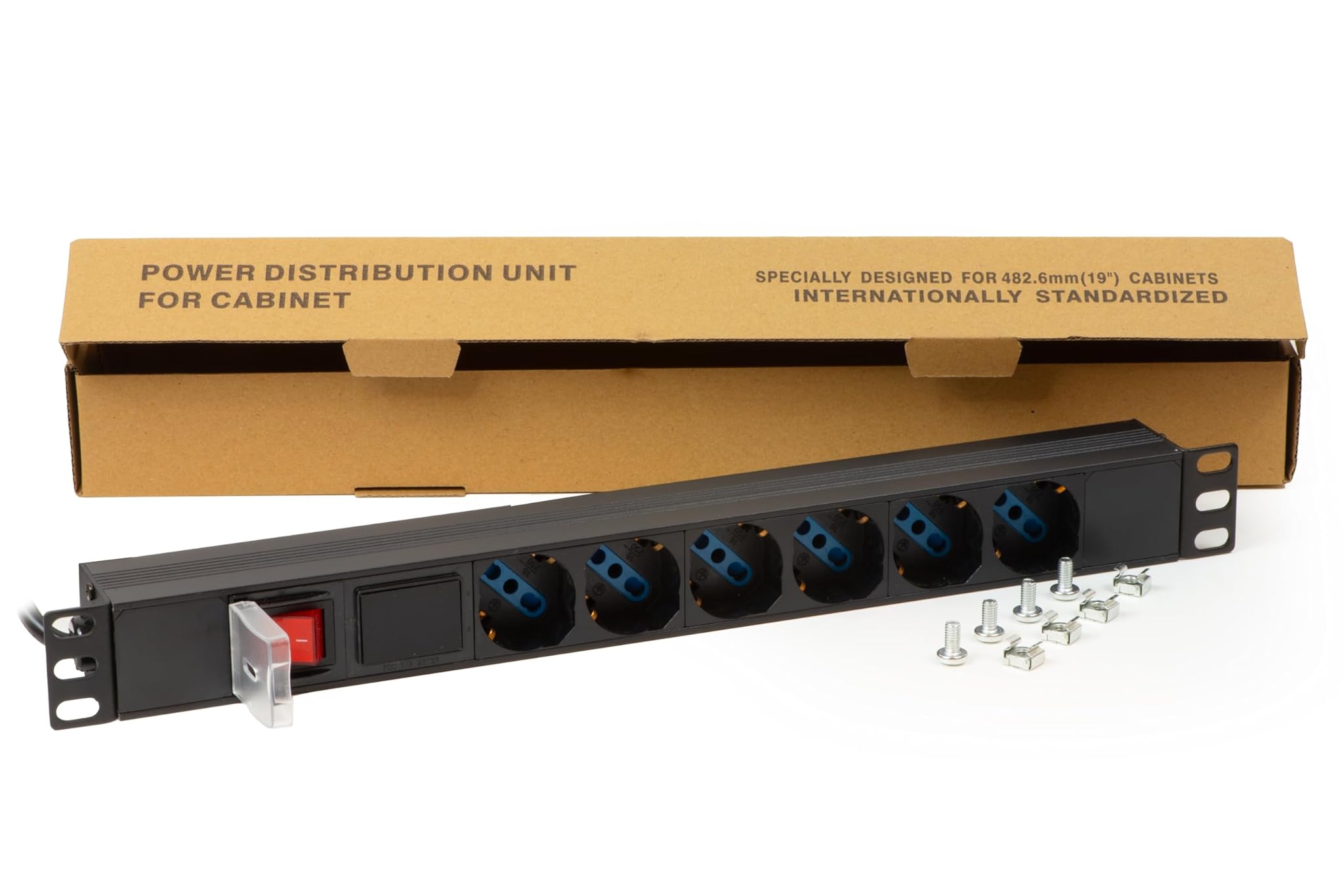 Link LK10059 - Multipresa 6 Posizioni Rack 19''