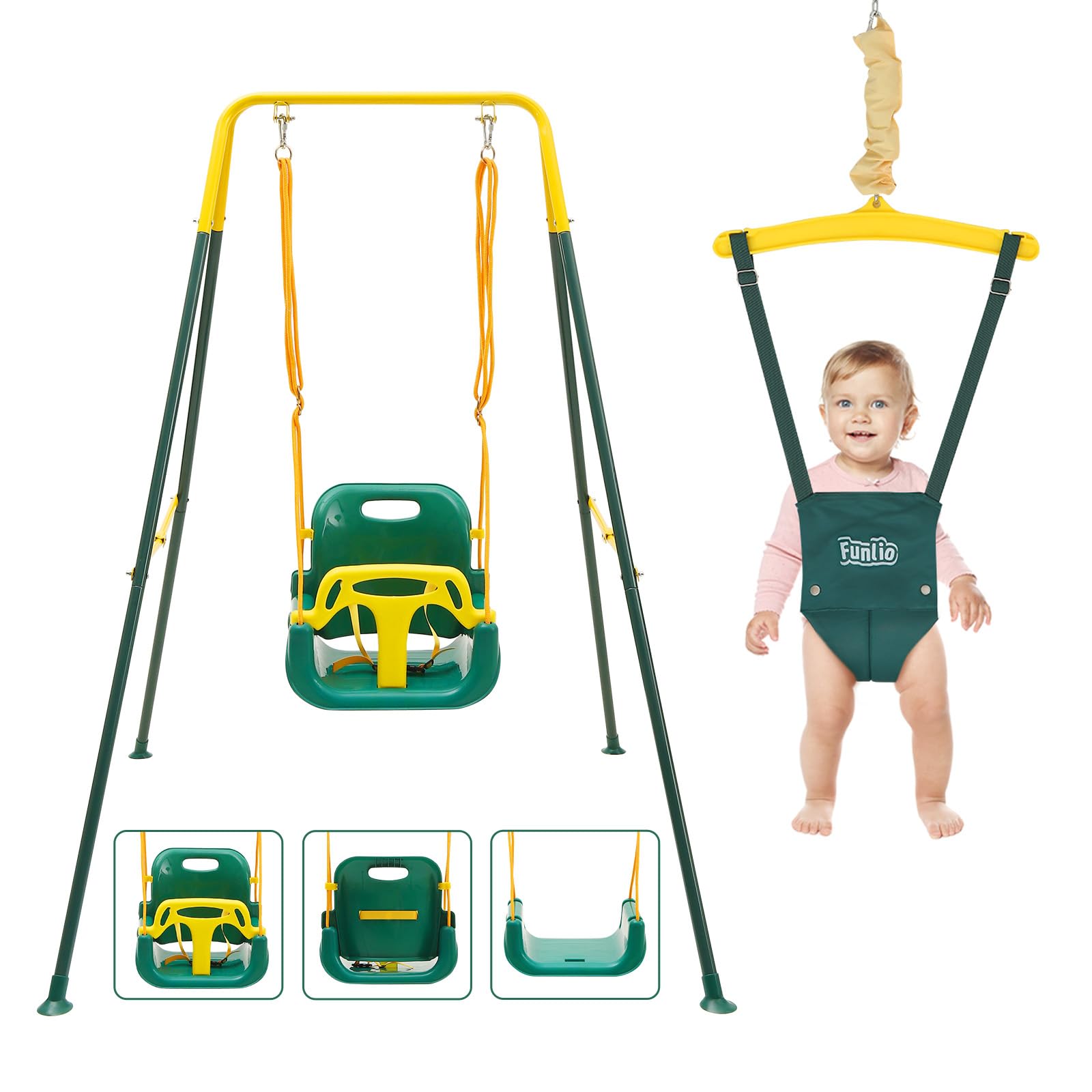 Funlio 2-in-1 Altalena e Altalena da Porta per Bambini