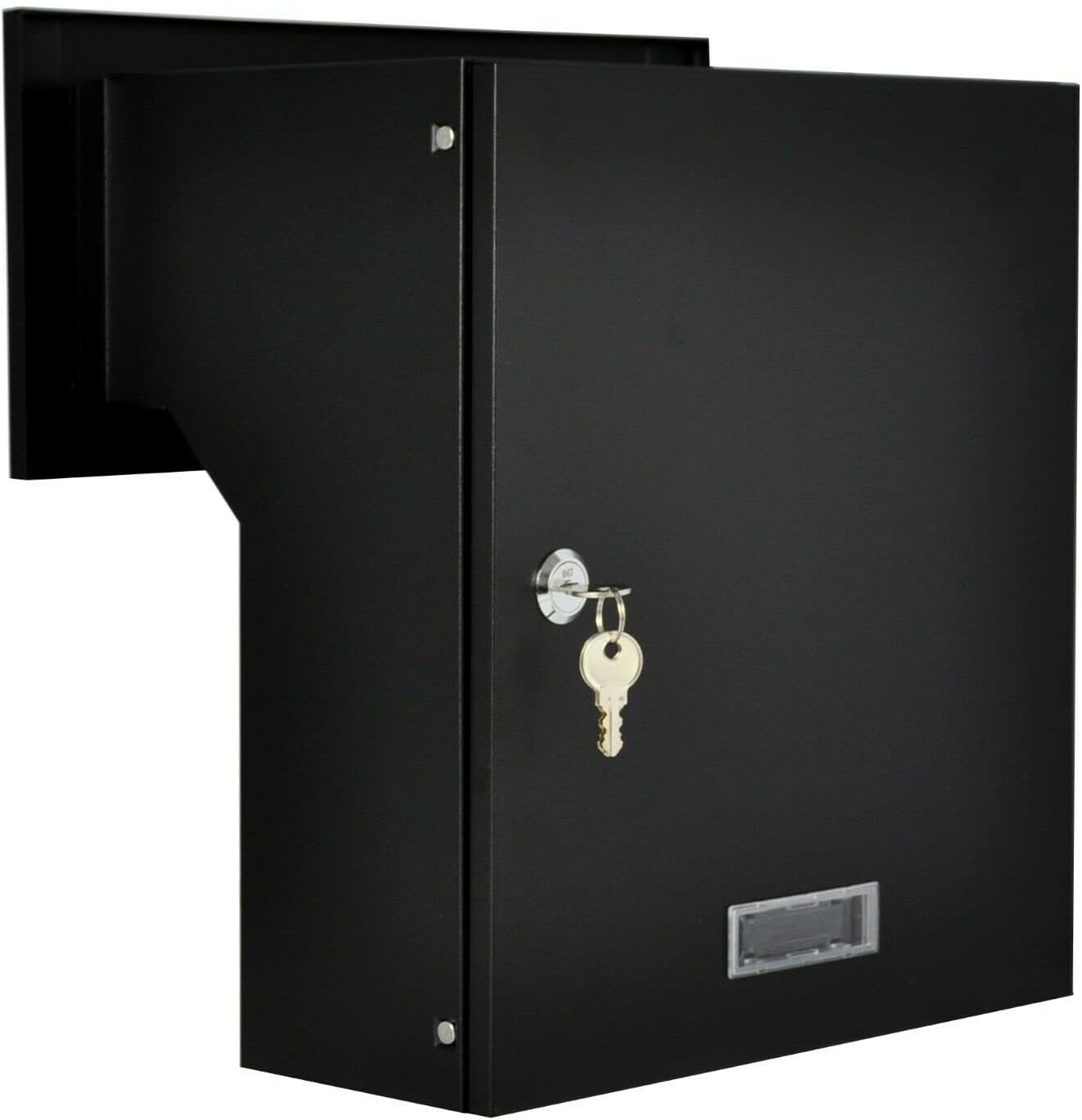 Cassetta delle Lettere ad Incasso Nera Opaca C4 - immagine 2