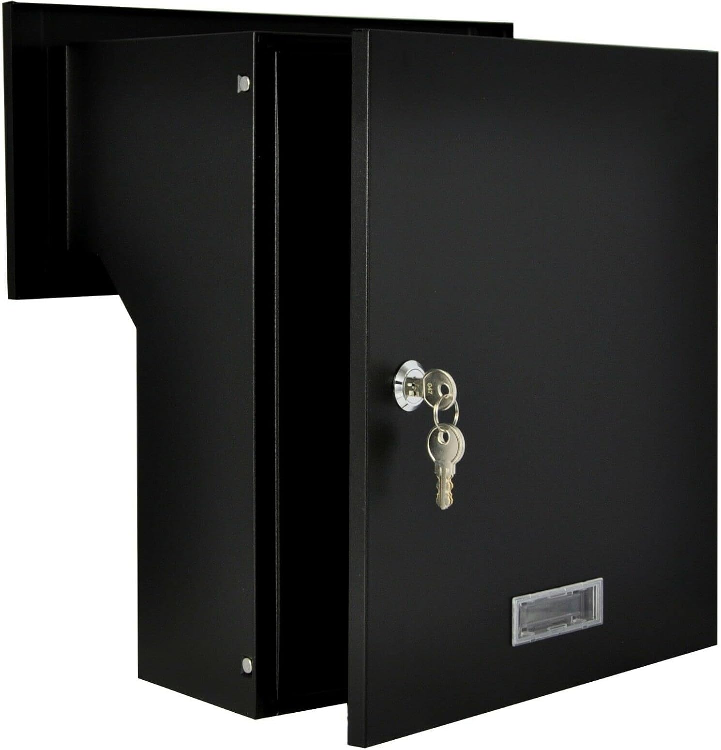 Cassetta delle Lettere ad Incasso Nera Opaca C4 - immagine 3