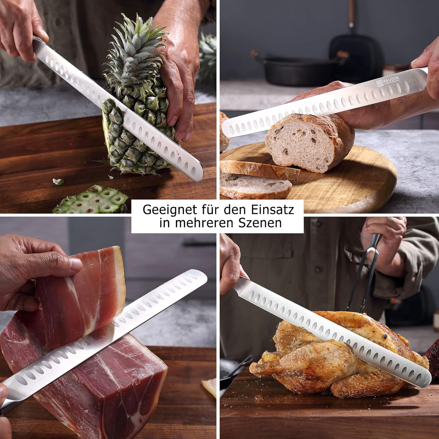 Paudin Cutluxe Coltello da Prosciutto Professionale 30cm - immagine 6