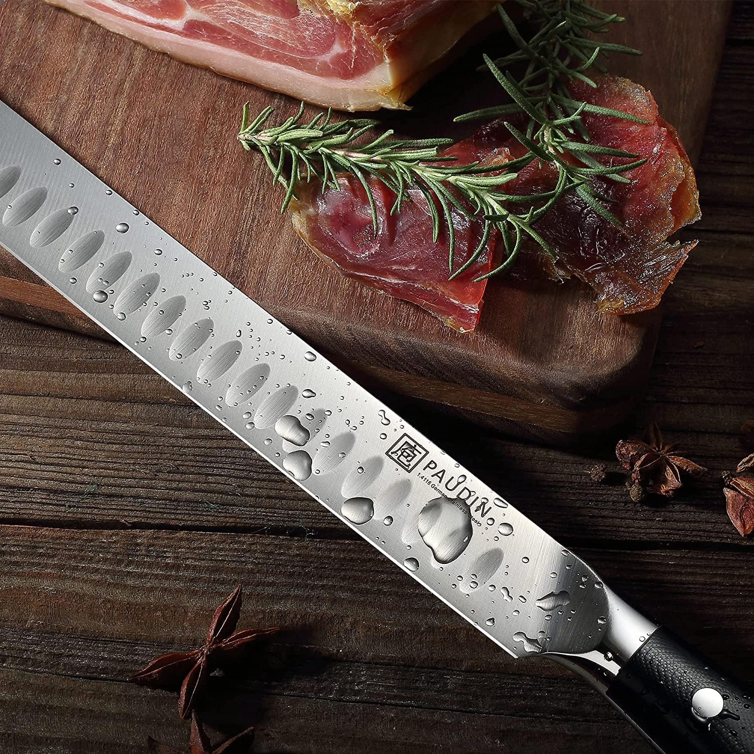 Paudin Cutluxe Coltello da Prosciutto Professionale 30cm - immagine 7