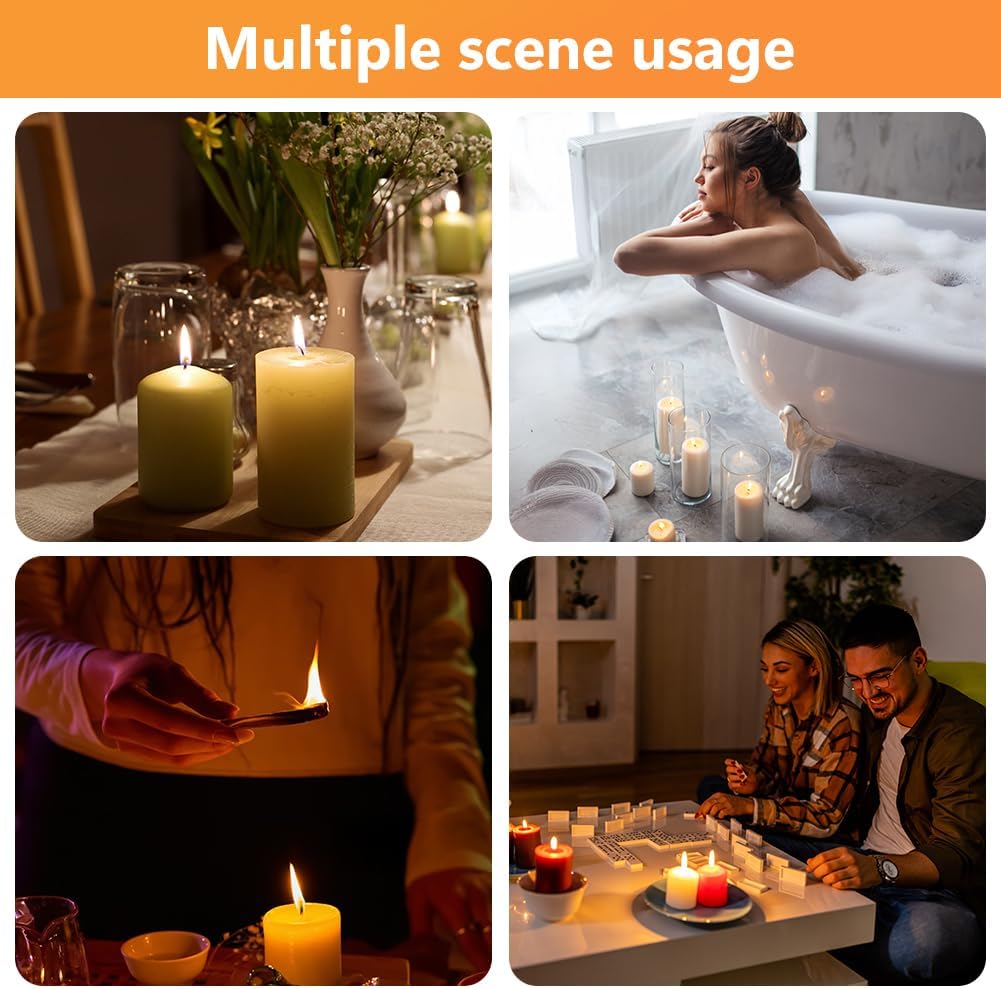 180 Pezzi Stoppini per Candele Naturali - immagine 7