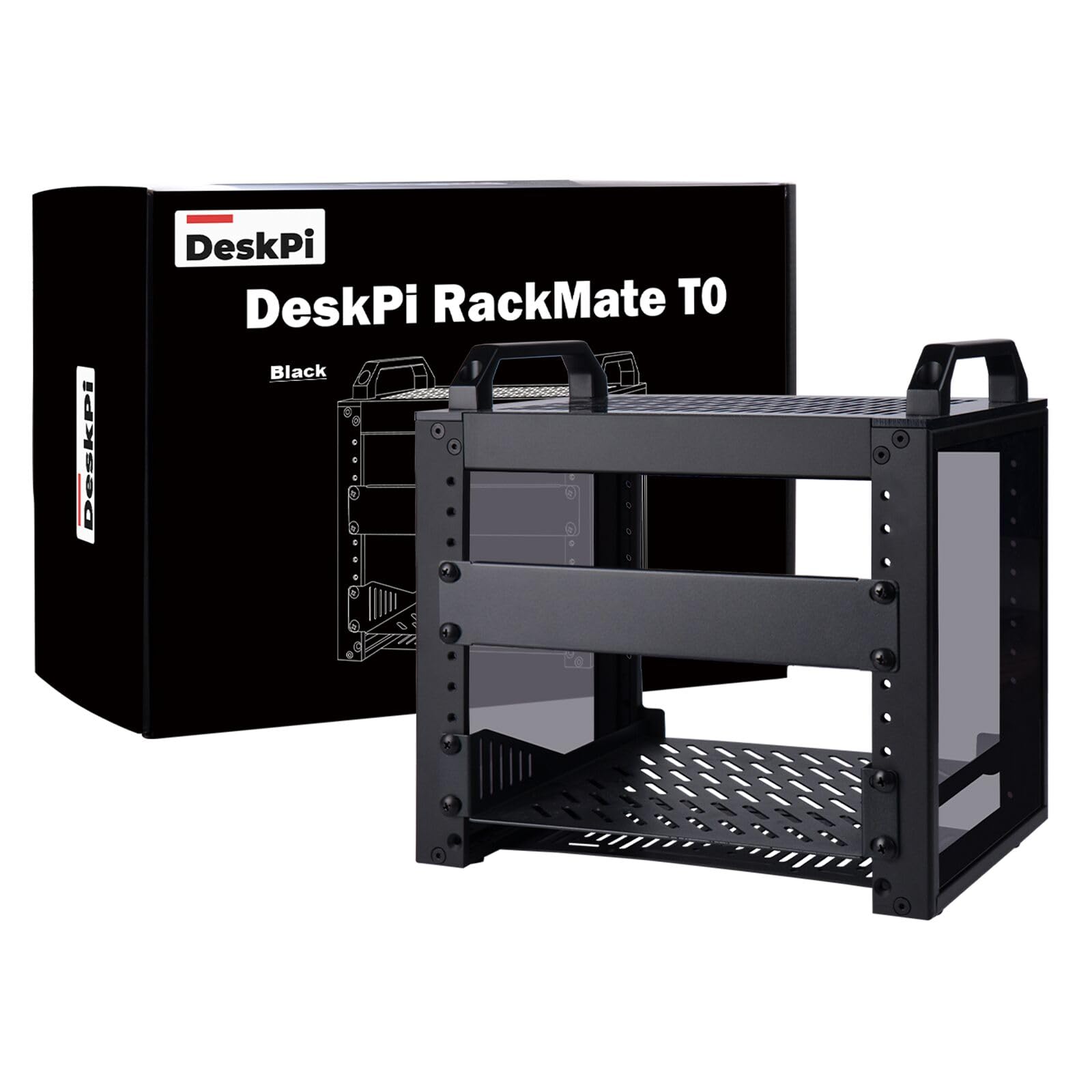 Geeekpi DeskPi RackMate T0 - Armadio Rack 4U Nero