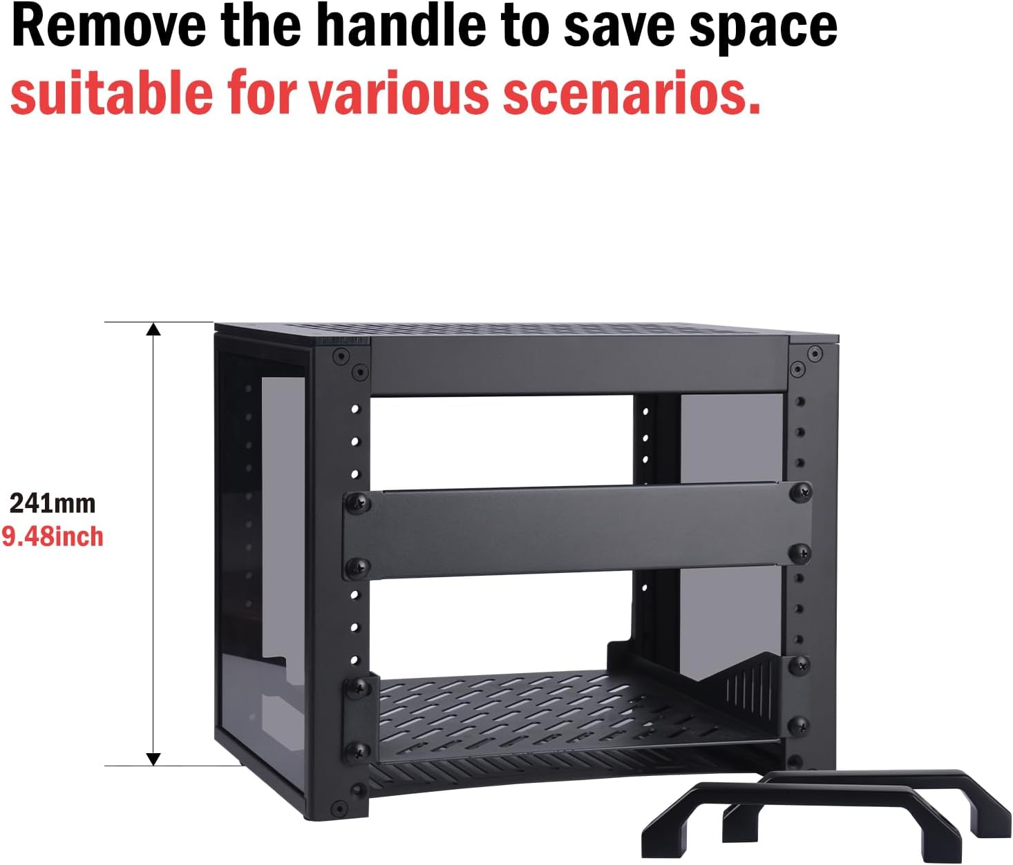 Geeekpi DeskPi RackMate T0 - Armadio Rack 4U Nero - immagine 6
