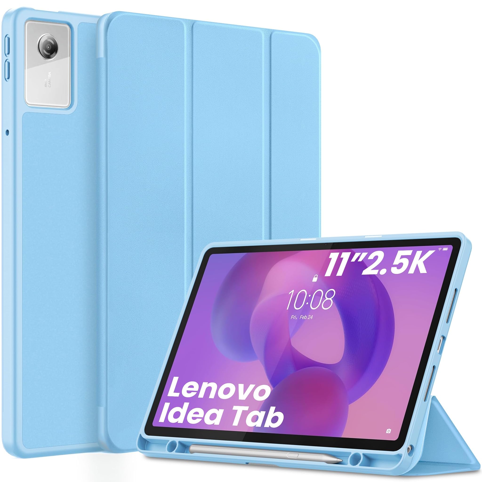Easyacc Custodia per Lenovo Idea Tab 11" 2025, Blu Cielo