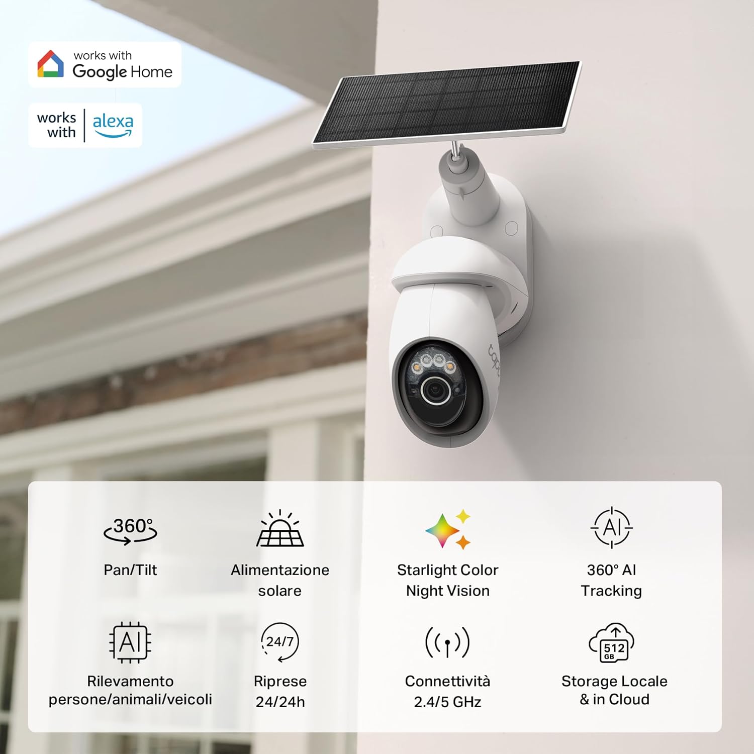 Tapo C660 KIT 4K 8MP Telecamera Pannello Solare - immagine 3