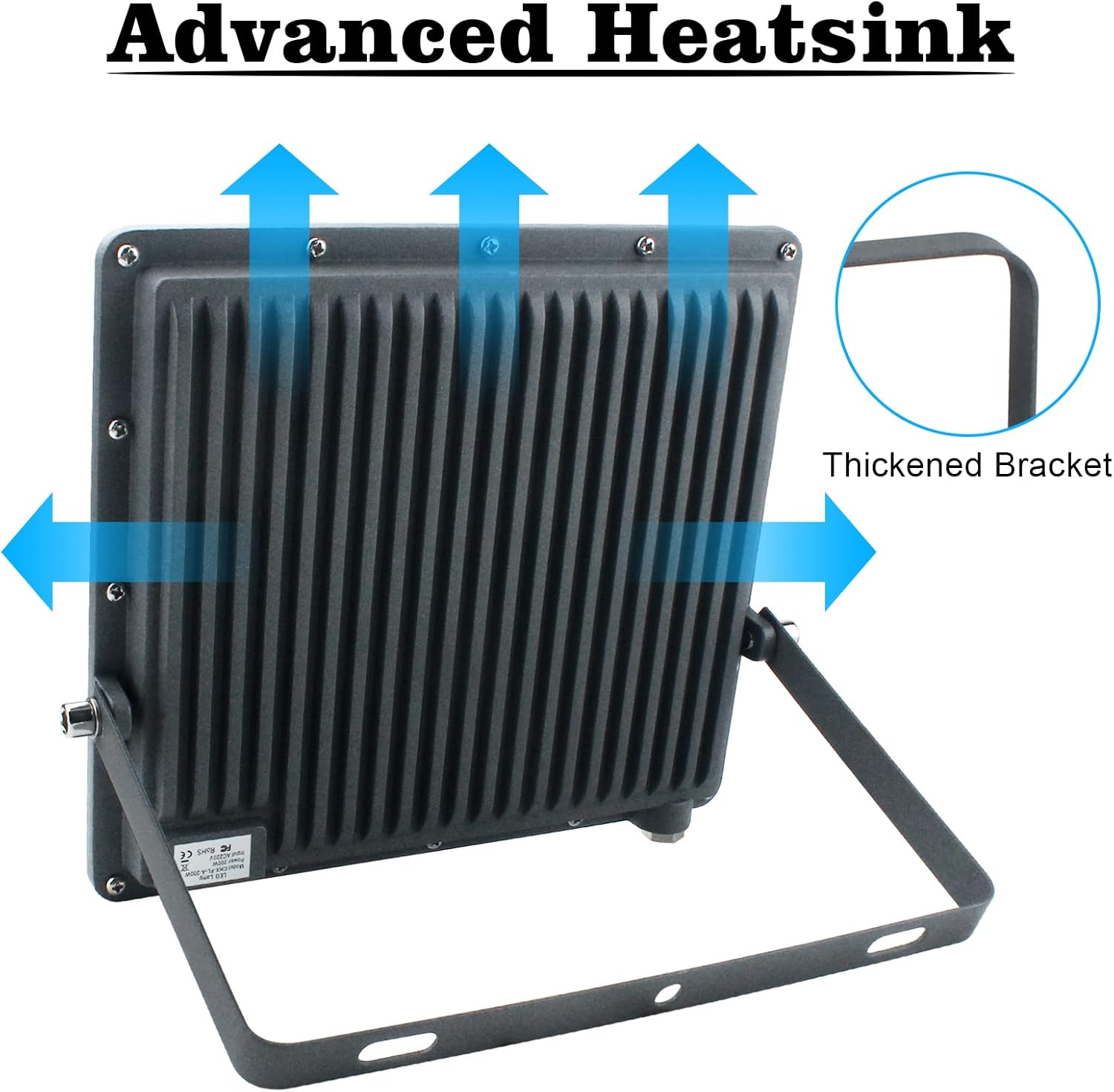 Createstar Faretto LED Esterno 200W 20000LM - immagine 5