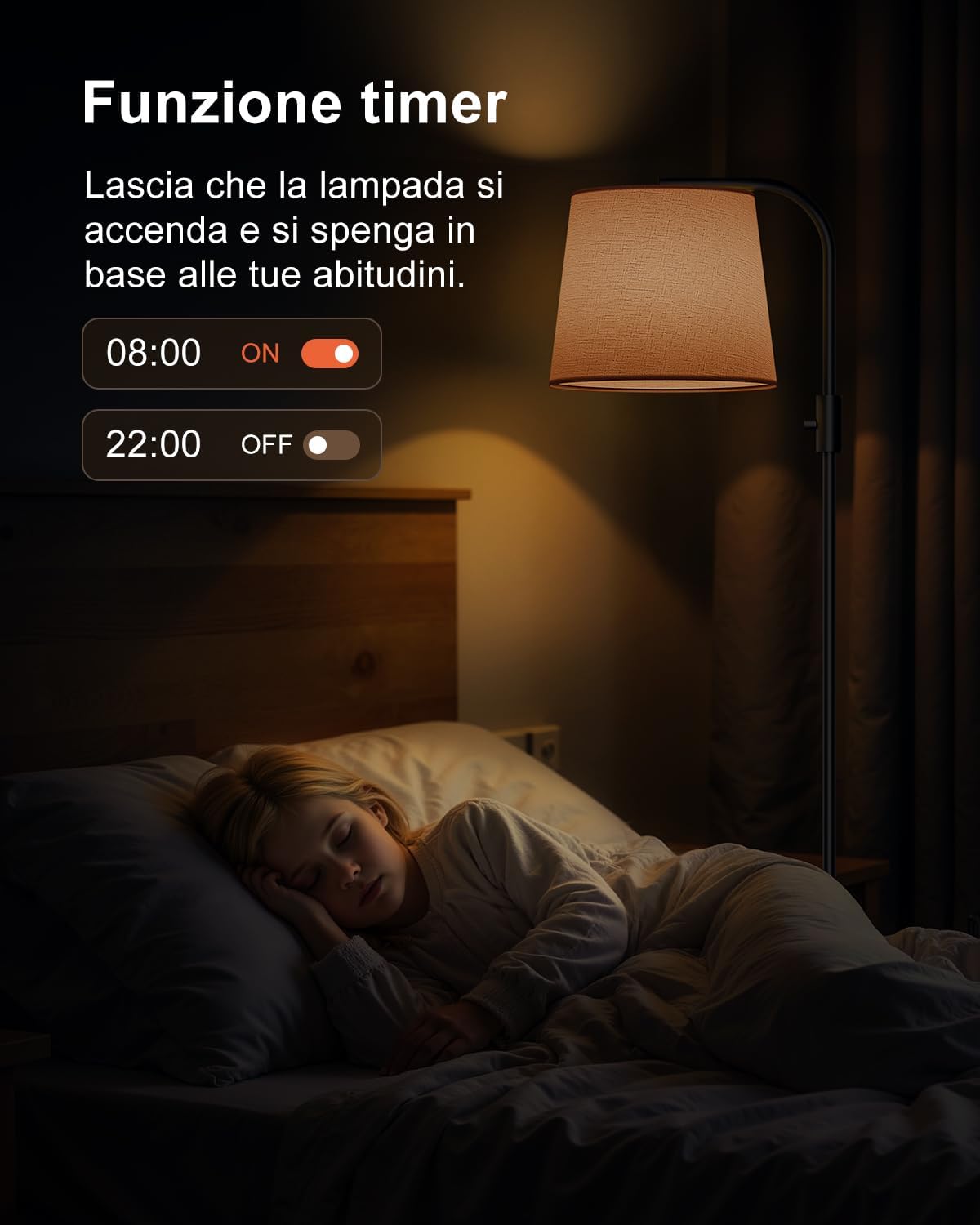 DUSKTEC Lampada da Terra RGB Compatibile Alexa e APP - immagine 5