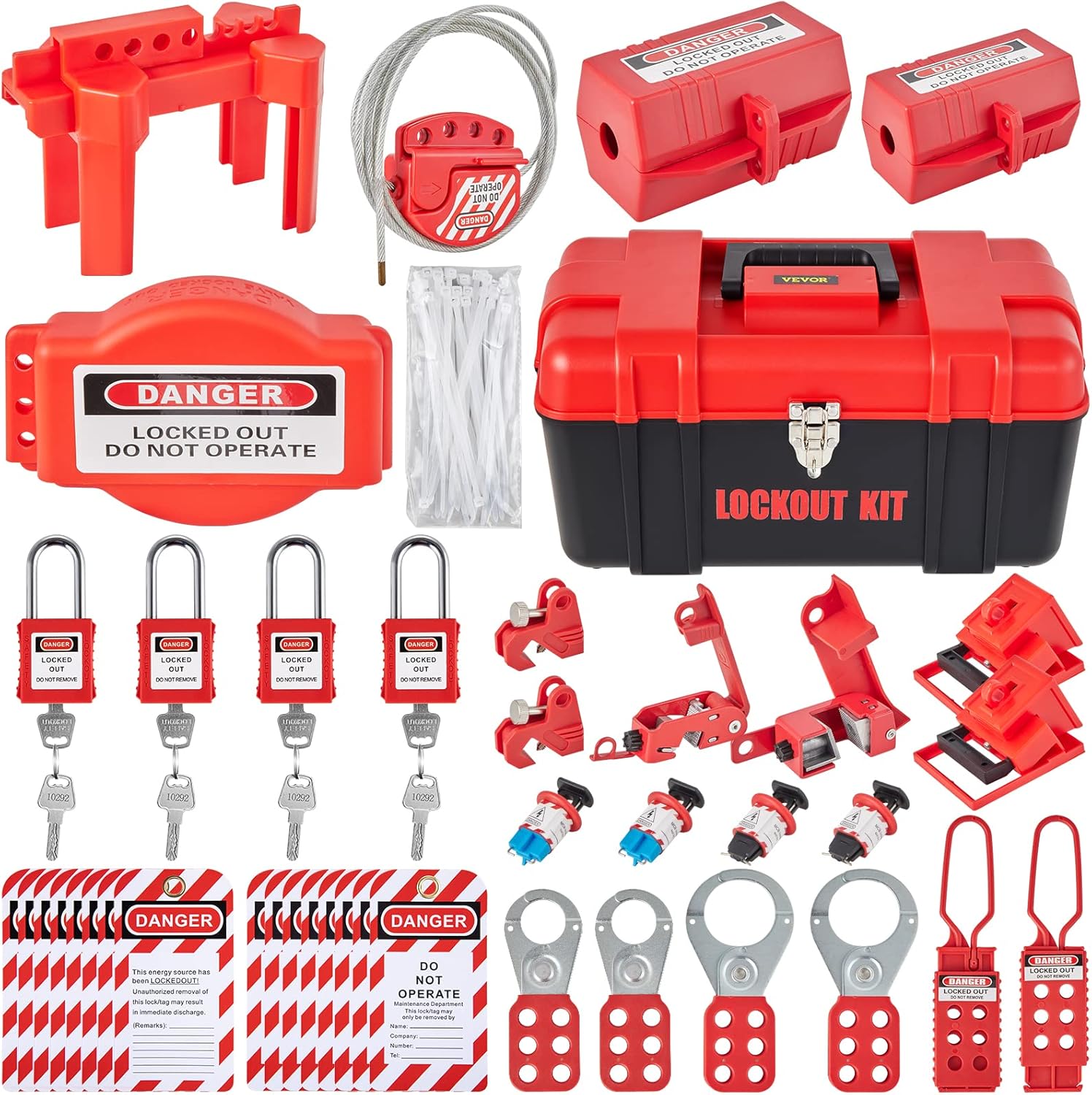 Vevor Kit Blocco Sicurezza Elettrica 42 Pezzi - immagine 1