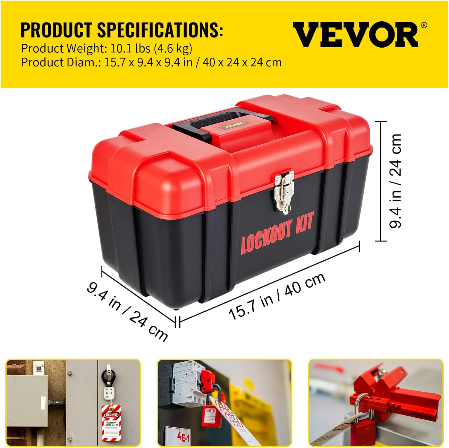 Vevor Kit Blocco Sicurezza Elettrica 42 Pezzi - immagine 7