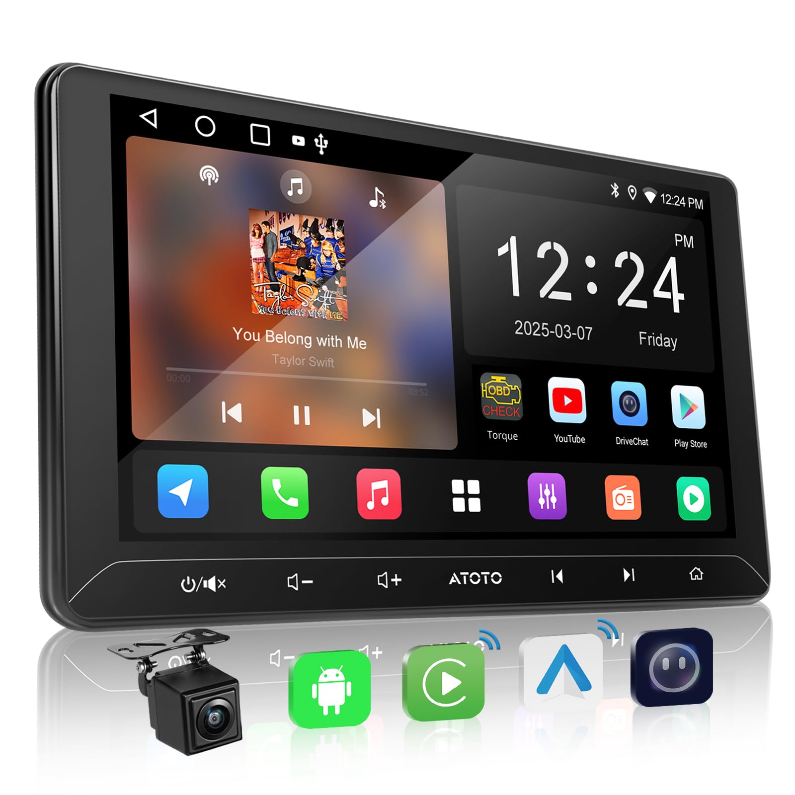Atoto A5L Autoradio 2 Din Android 10" Touchscreen