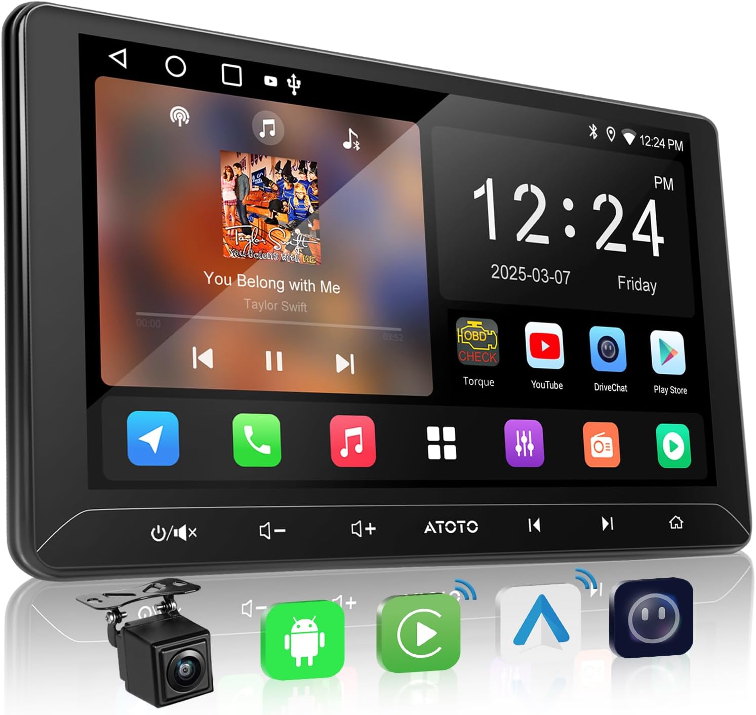 Atoto A5L Autoradio 2 Din Android 10" Touchscreen - immagine 1