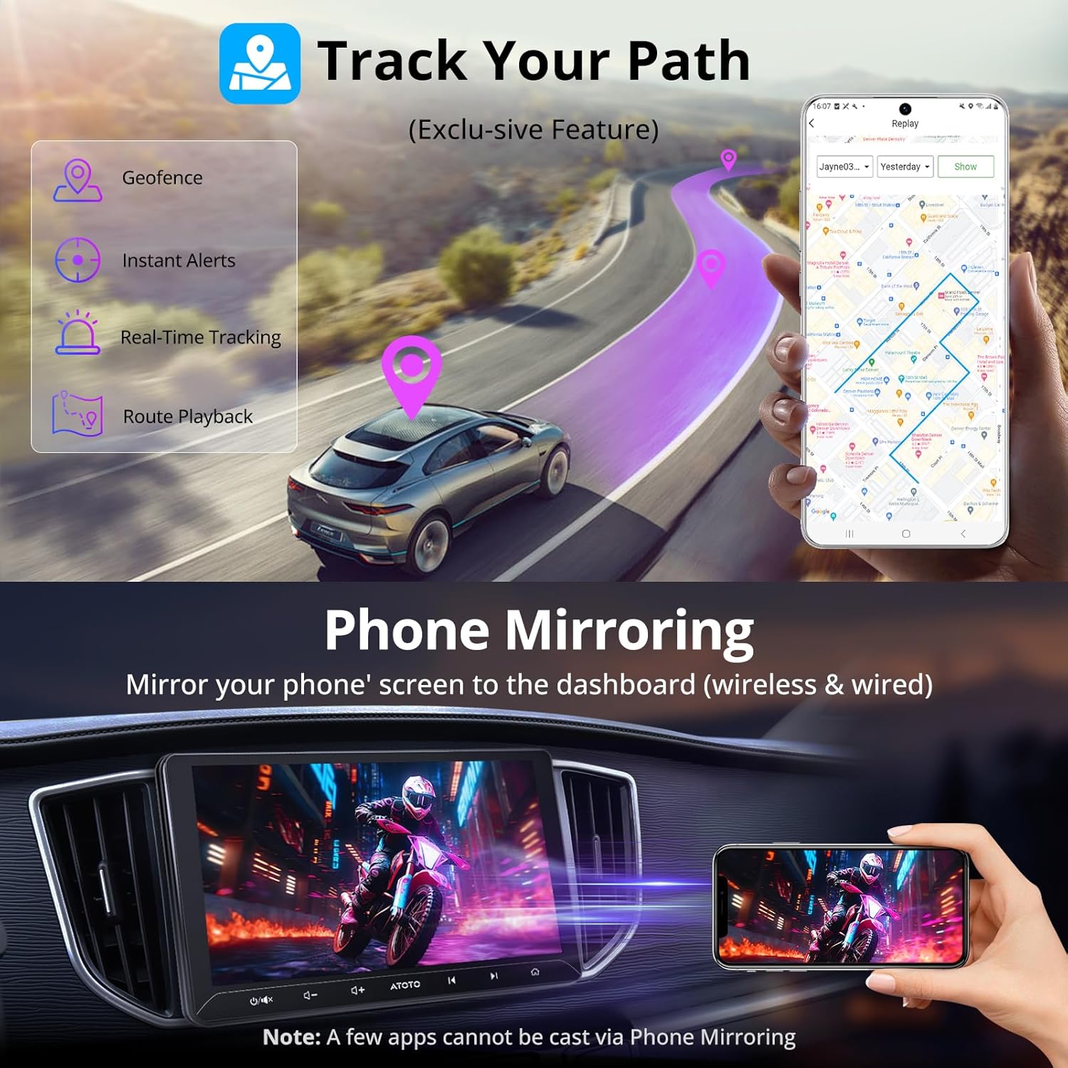 Atoto A5L Autoradio 2 Din Android 10" Touchscreen - immagine 7