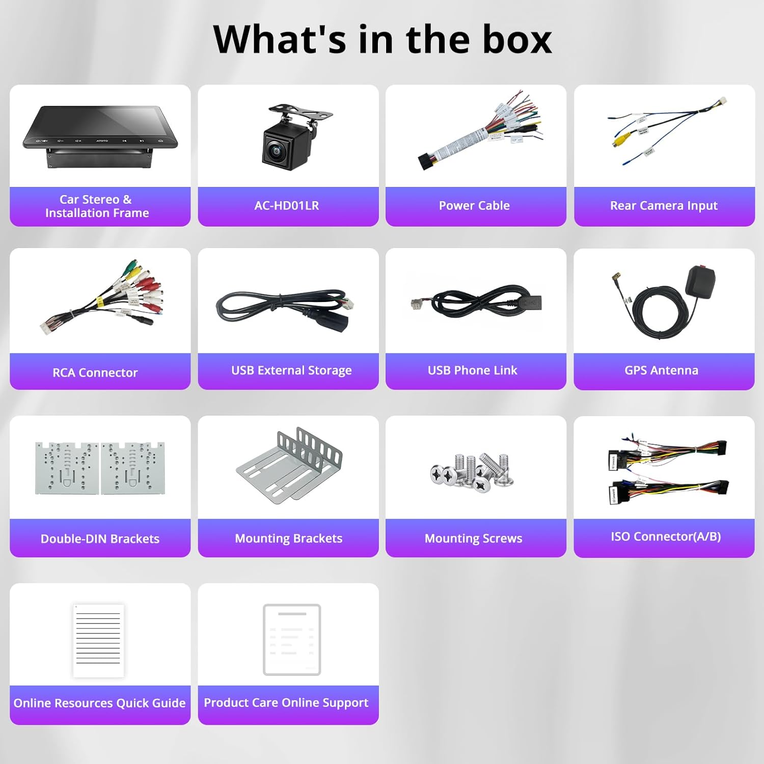 Atoto A5L Autoradio 2 Din Android 10" Touchscreen - immagine 8