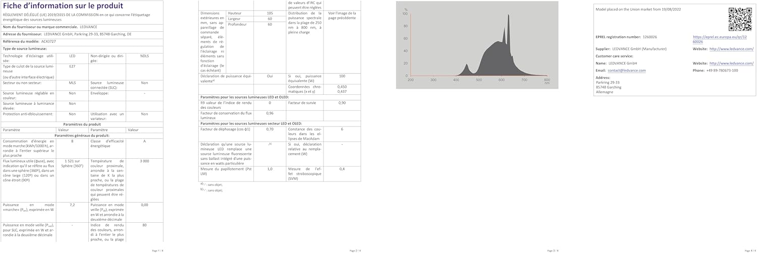 Osram LED E27 a Filamento Bianco Caldo 7,2W (6 pezzi) - immagine 8