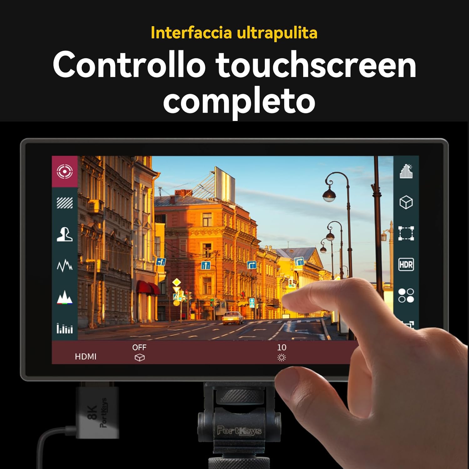 Portkeys HD7T - Monitor da Campo 7" Touchscreen - immagine 3