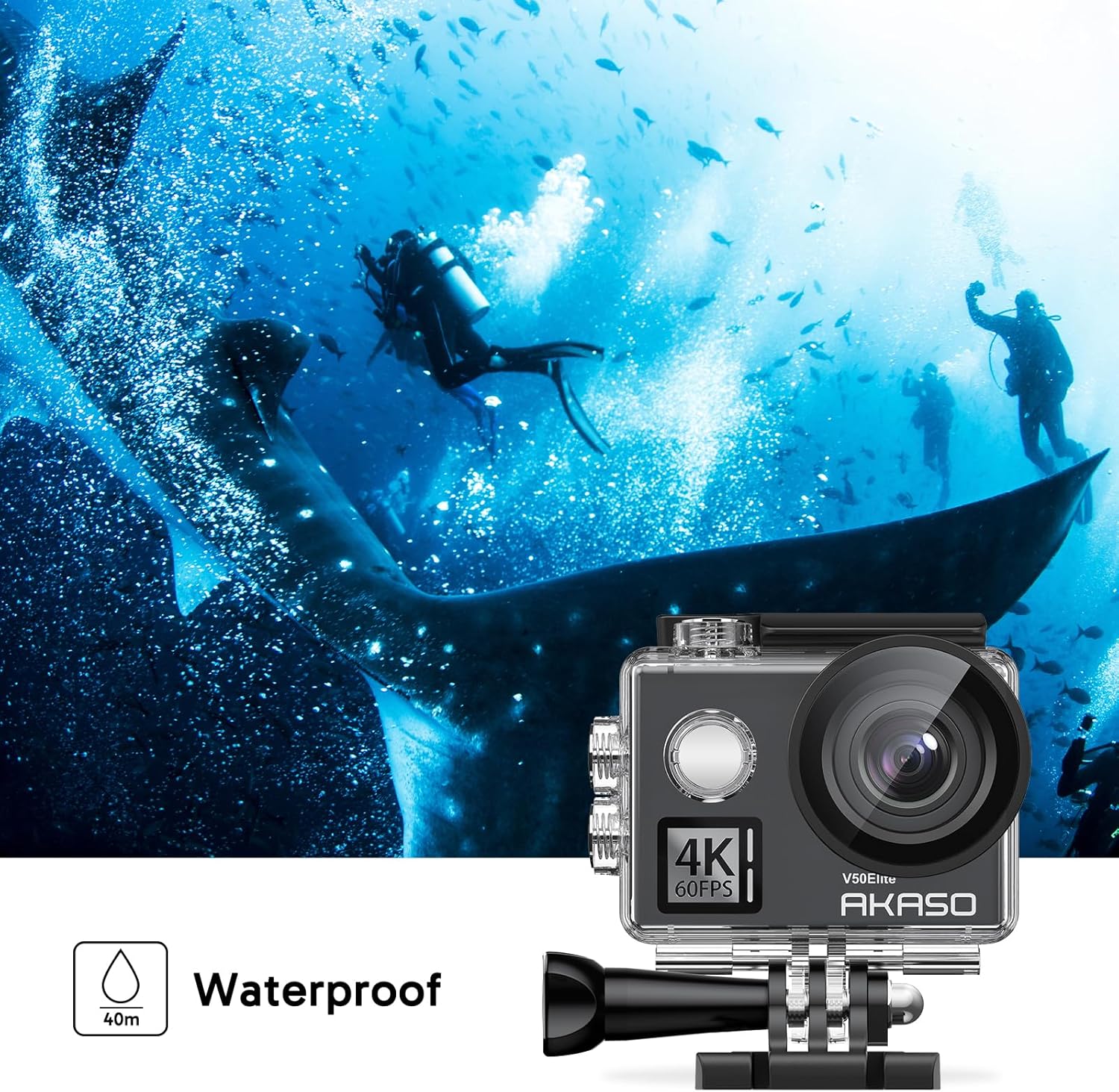 Akaso V50 Elite Action Cam 4K/60FPS 20MP WiFi - immagine 7