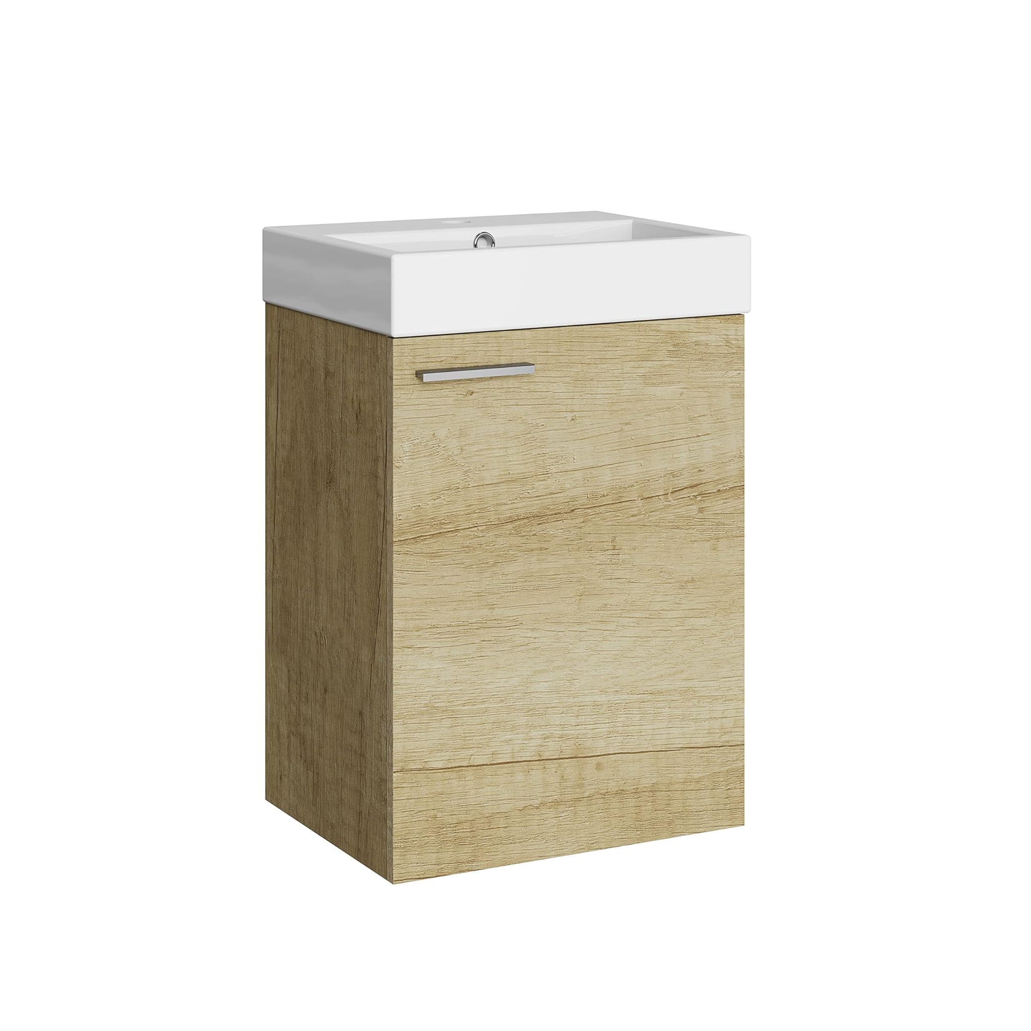 Baikal Set Mobile Bagno 45cm con Lavandino, Nature