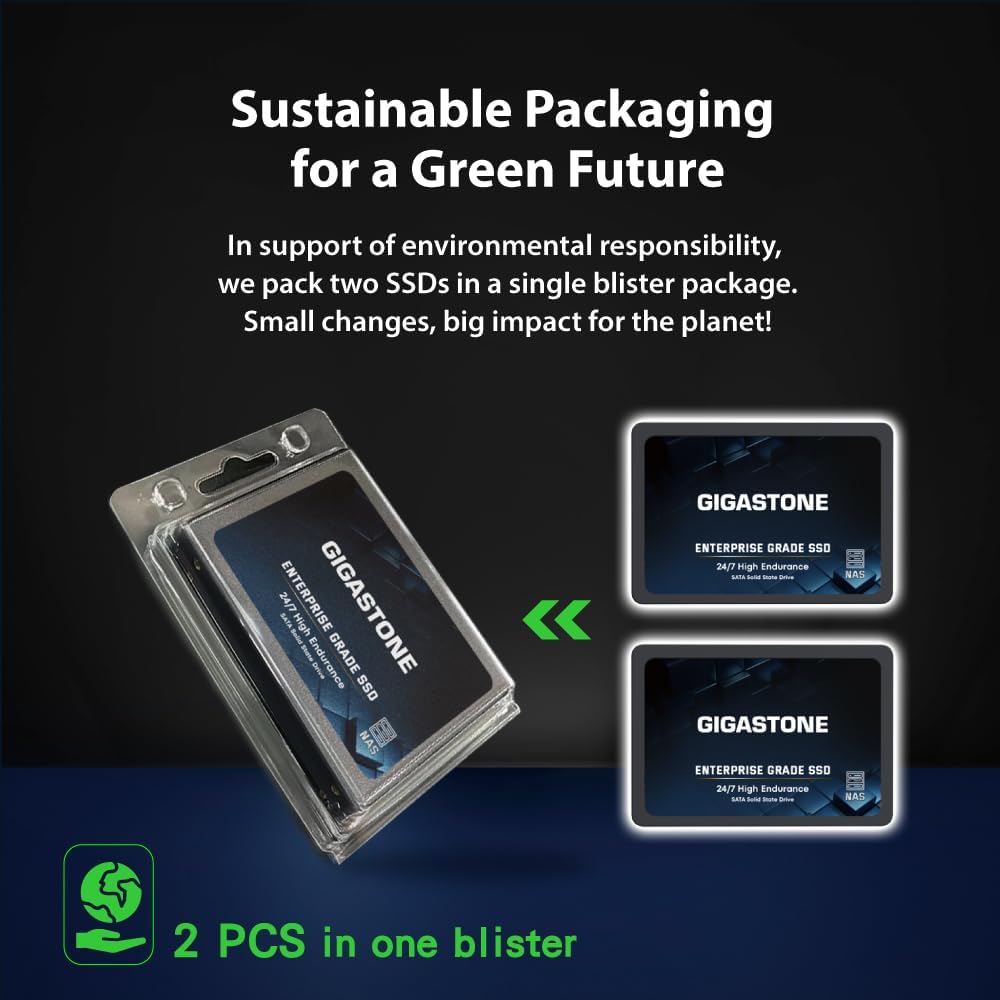 Gigastone Enterprise SSD 1TB NAS Cache (set da 2) - immagine 2