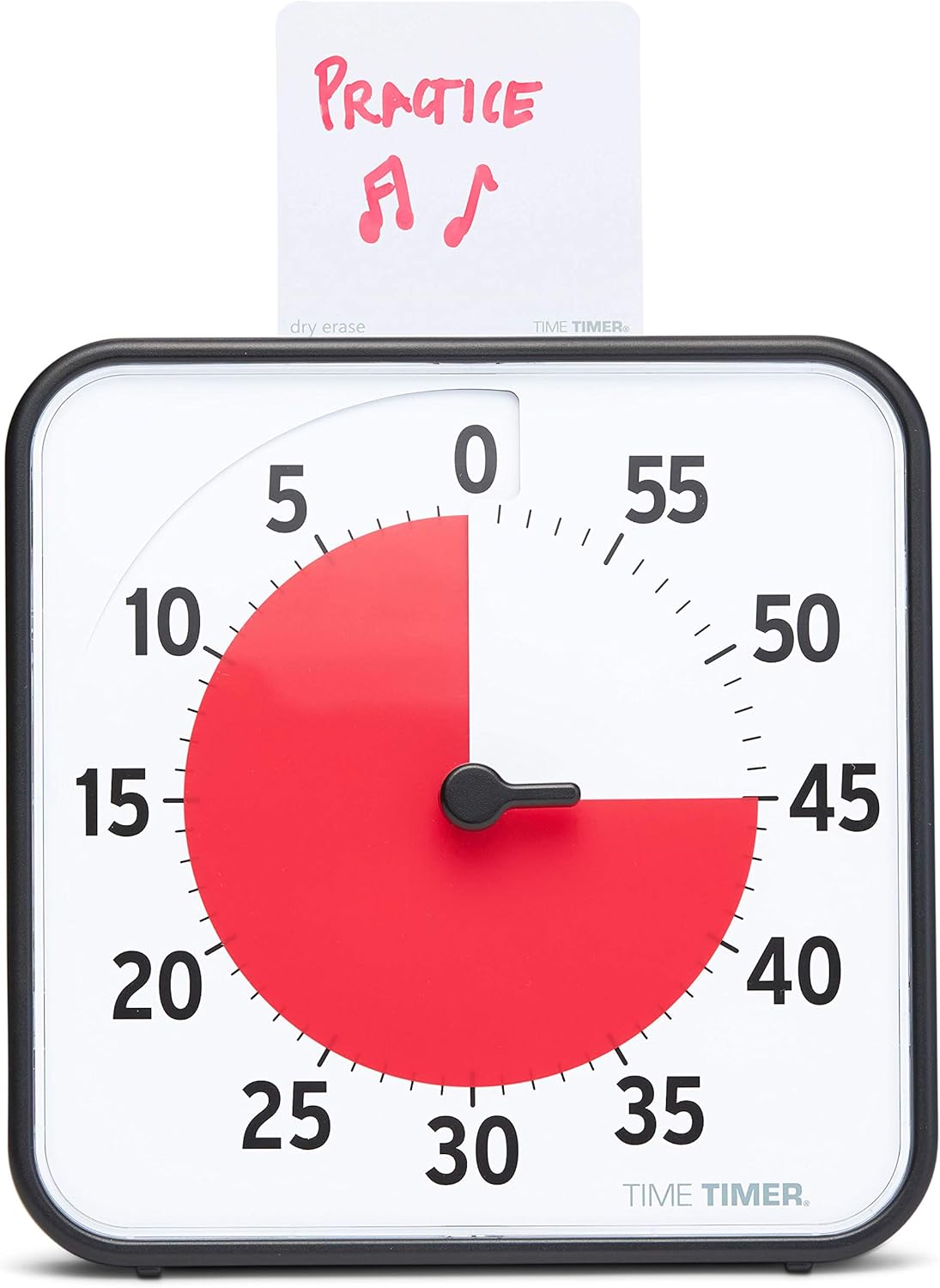 Time Timer Original Medium - Timer Visivo 60 Minuti, Nero - immagine 1