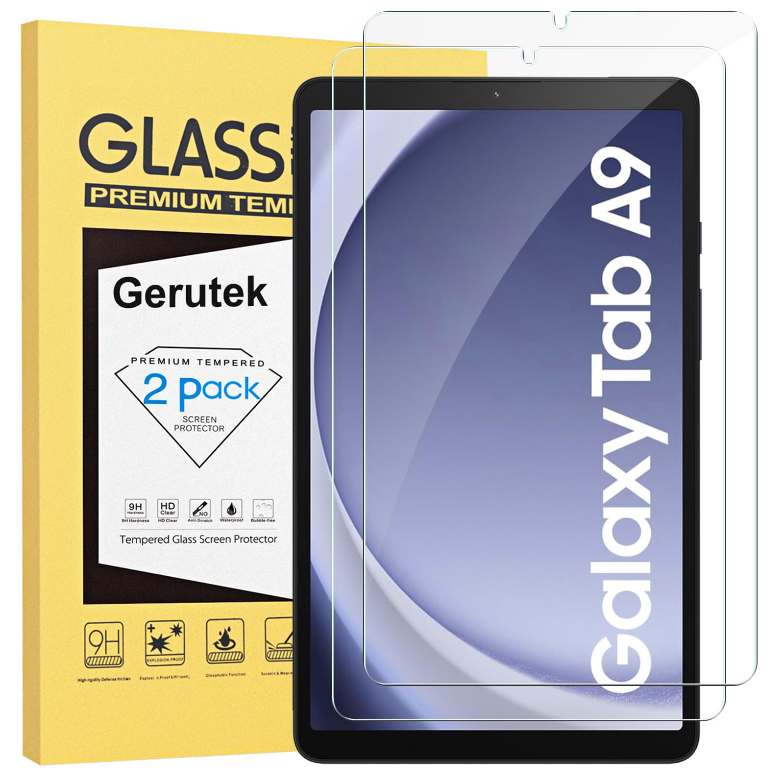 Gerutek Pellicola Protettiva per Samsung Galaxy Tab A9 8,7''