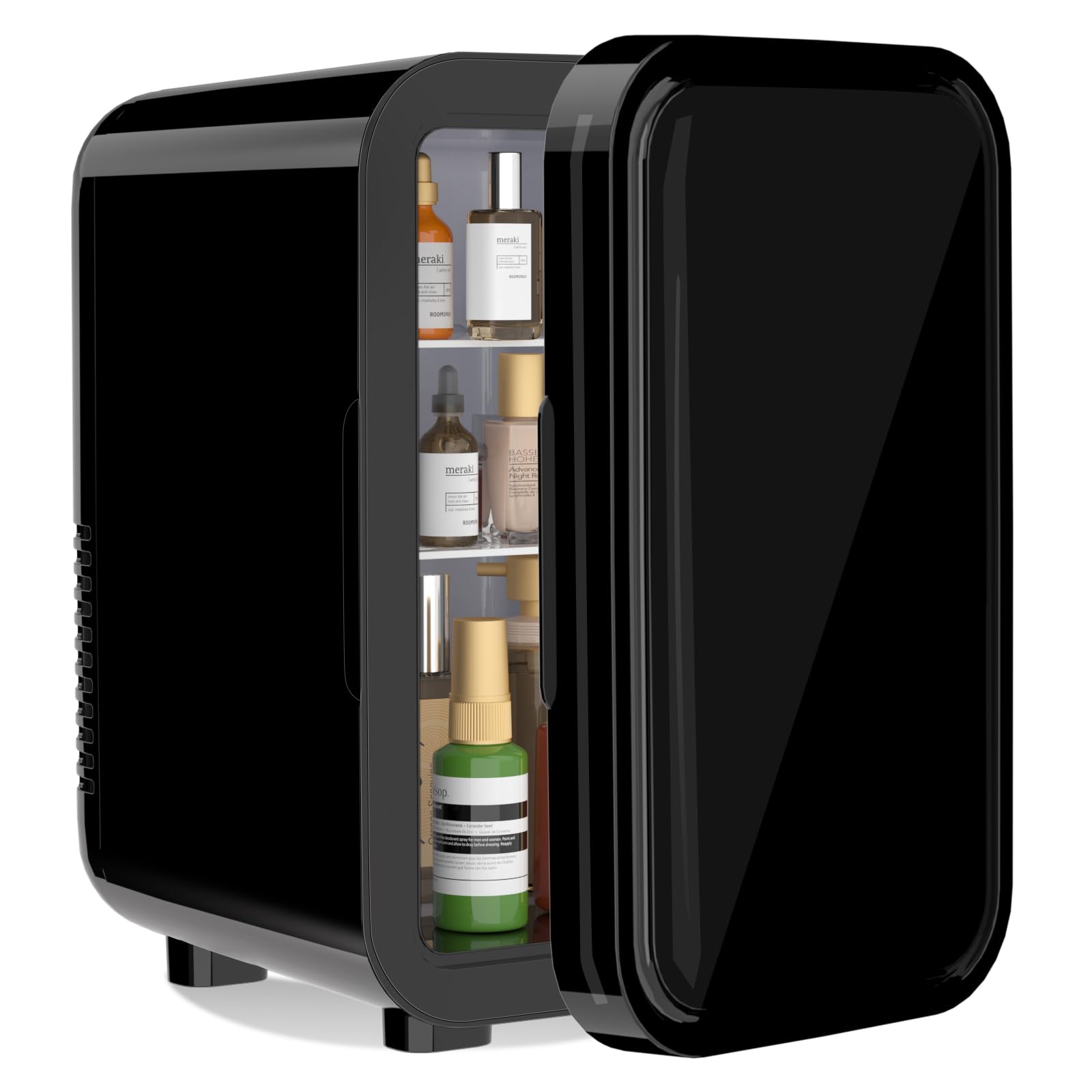 Yashe Mini Frigo Termoelettrico Portatile 6 Litri, Nero