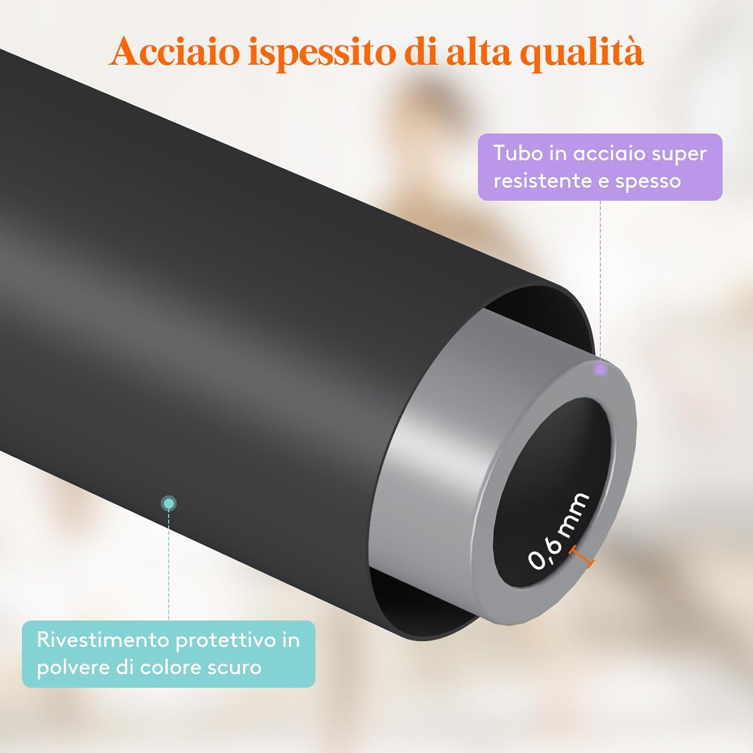 Lifewit Rastrelliera per Manubri con Ruote - immagine 5