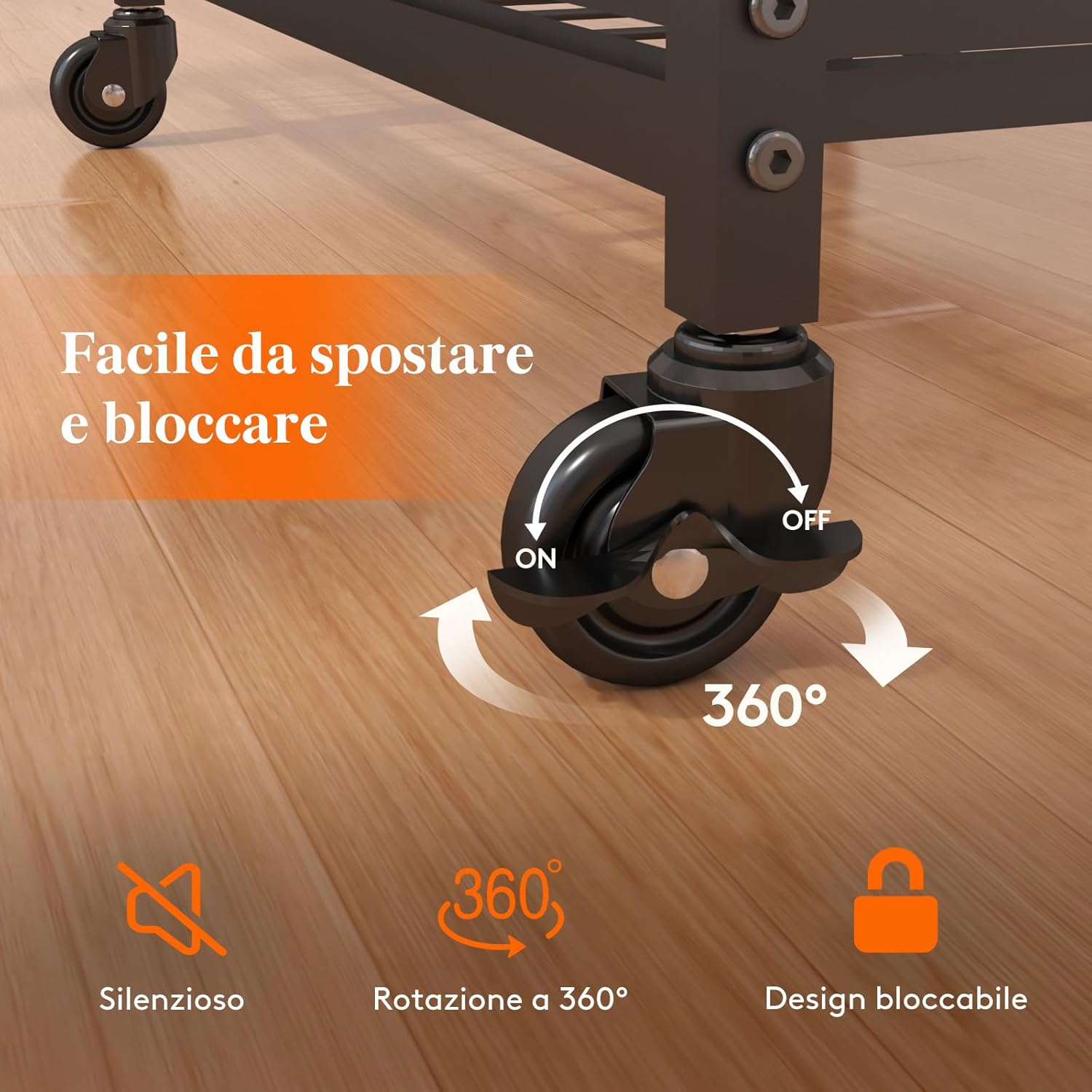 Lifewit Rastrelliera per Manubri con Ruote - immagine 6