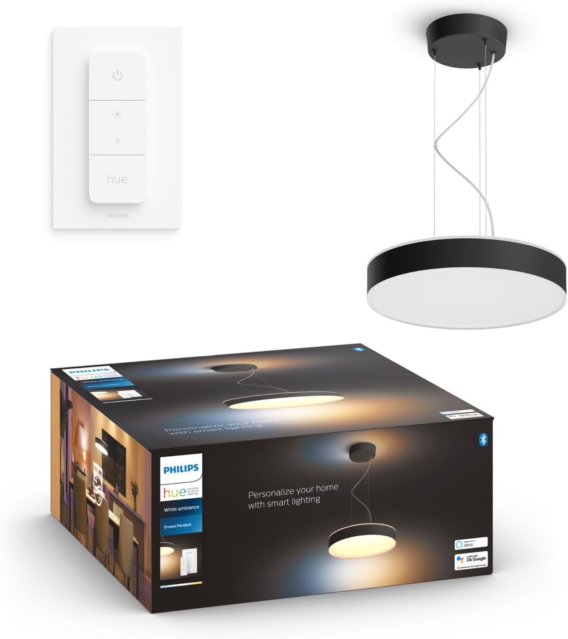 Philips Hue White Ambiance Enrave - Lampada a Sospensione Smart - immagine 1