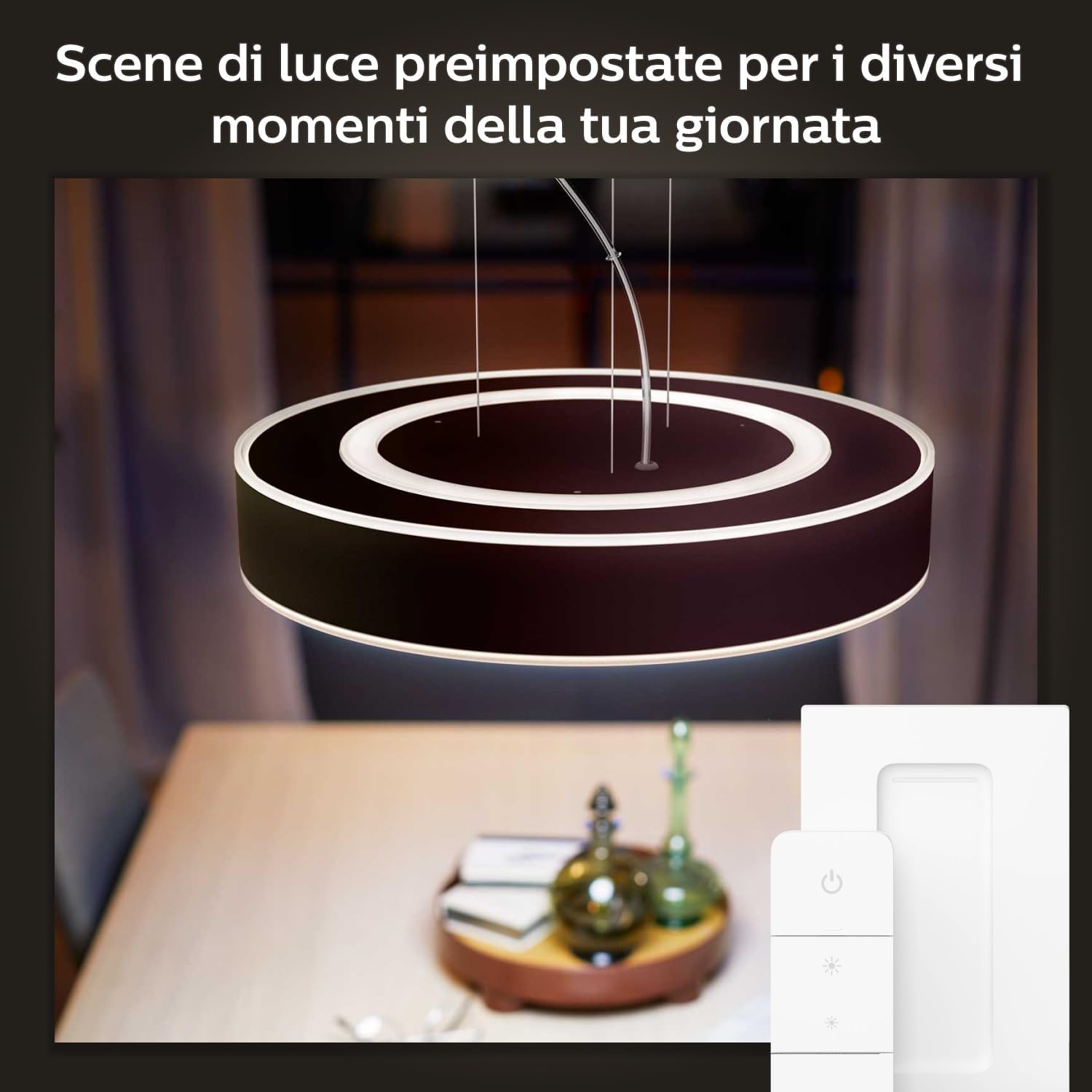 Philips Hue White Ambiance Enrave - Lampada a Sospensione Smart - immagine 4