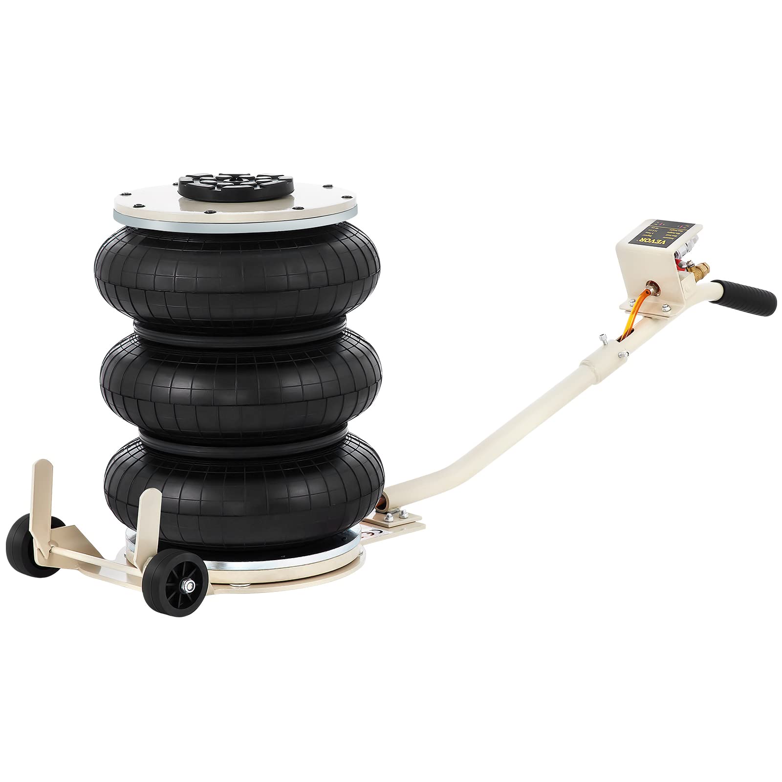 Vevor Martinetto Pneumatico 5T Sollevatore Gonfiabile