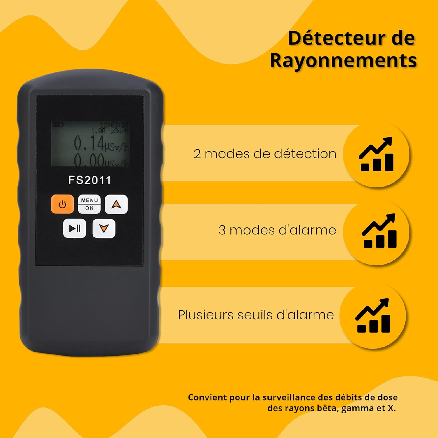 Rilevatore di Radiazioni Nucleari - Misuratore Geiger - immagine 2