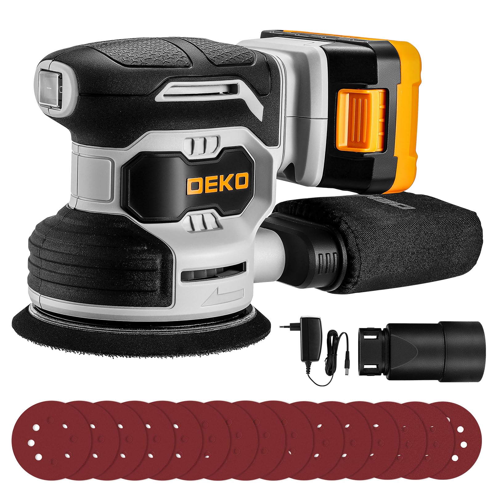 Dekopro Levigatrice Orbitale a Batteria 125mm