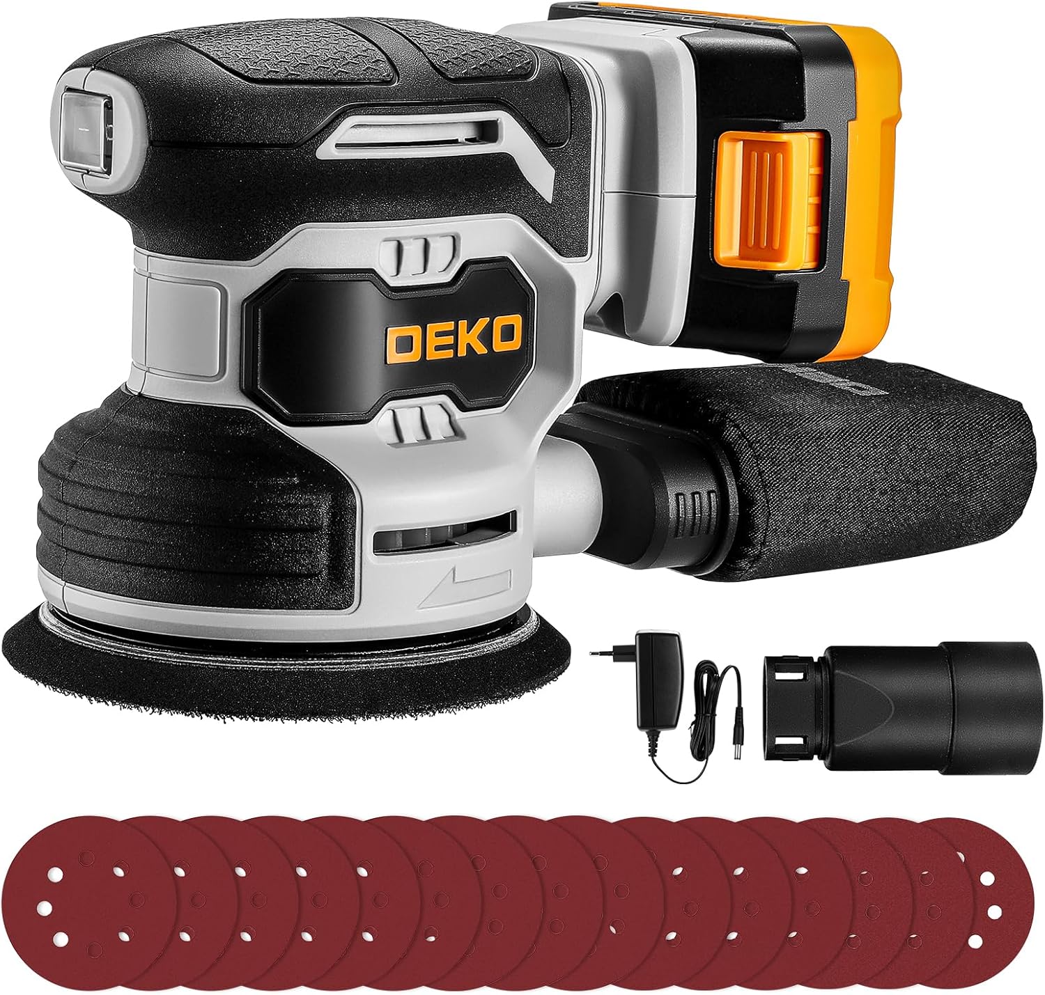 Dekopro Levigatrice Orbitale a Batteria 125mm - immagine 1