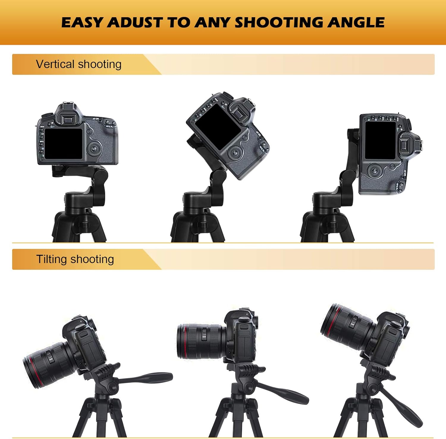 Grifema Treppiede per Smartphone e Fotocamera 140 cm - immagine 3