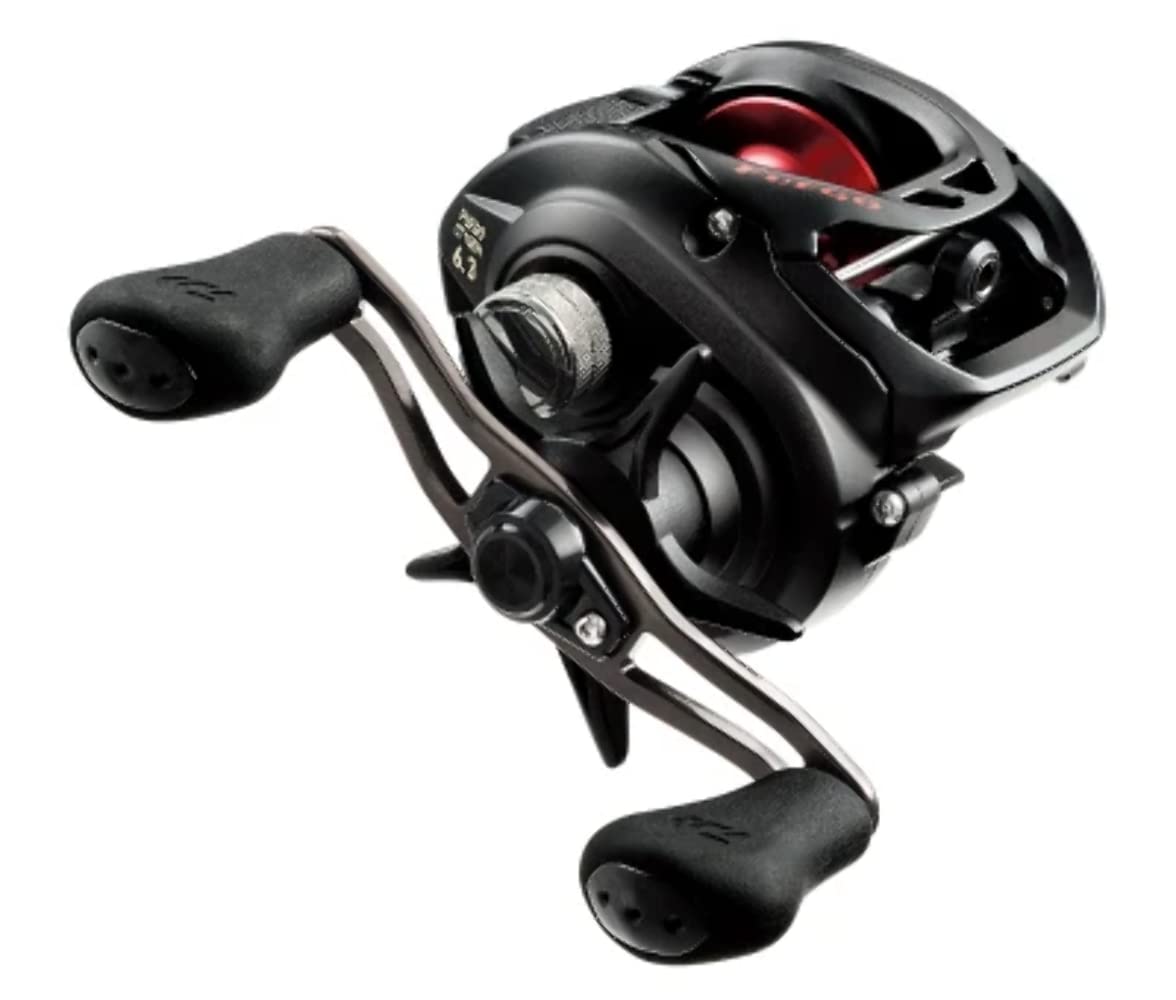 Daiwa Fuego - Mulinello CT Baitcasting FGCT100XSL, nero/rosso