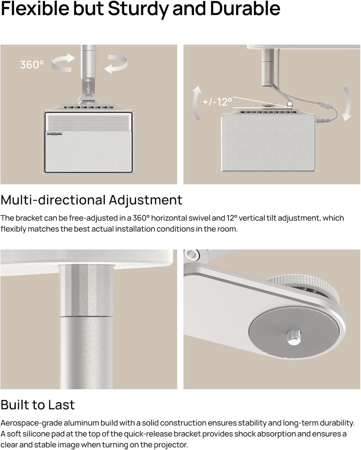 Xgimi - Supporto da Soffitto per Proiettore - immagine 4