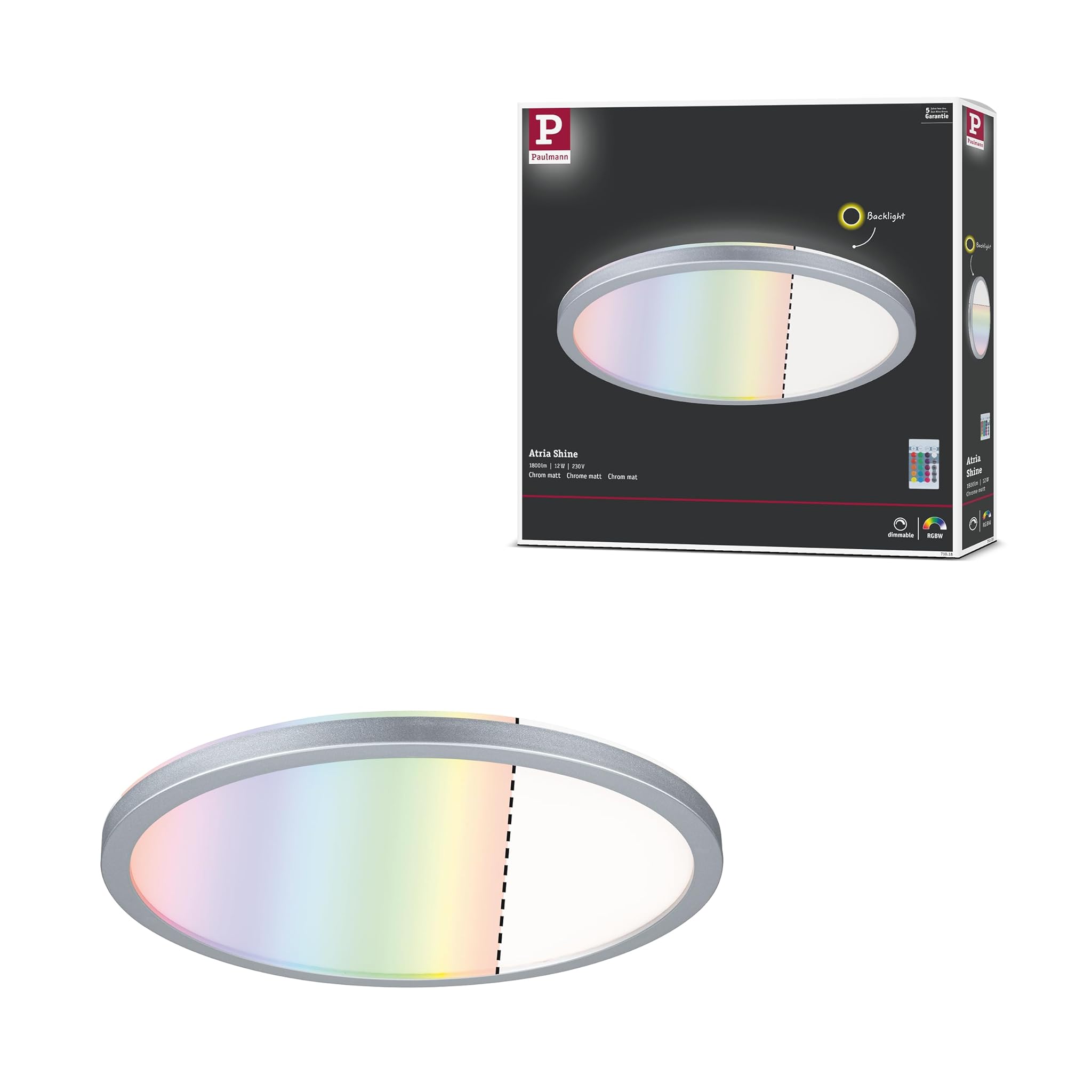 Paulmann LED Atria Shine 71018 - Pannello Luminoso Rotondo