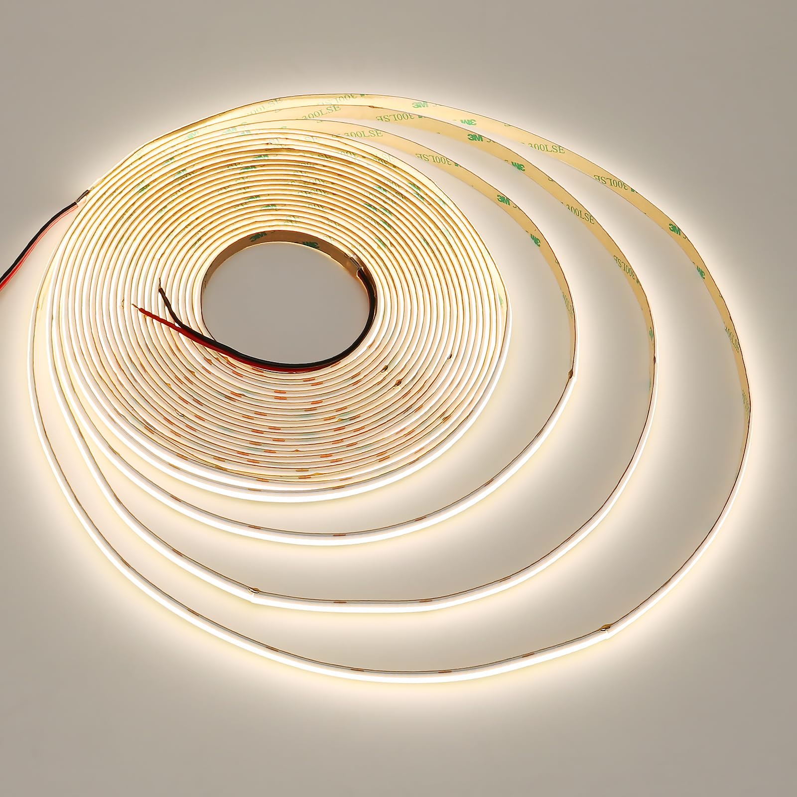 Joylit Striscia LED COB 24V 4000K 10 Metri, IP20